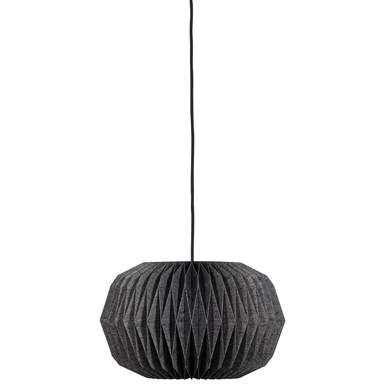 GLOBE ANHANGER-LAMPE PAPIER NATUR/SCHWARZ