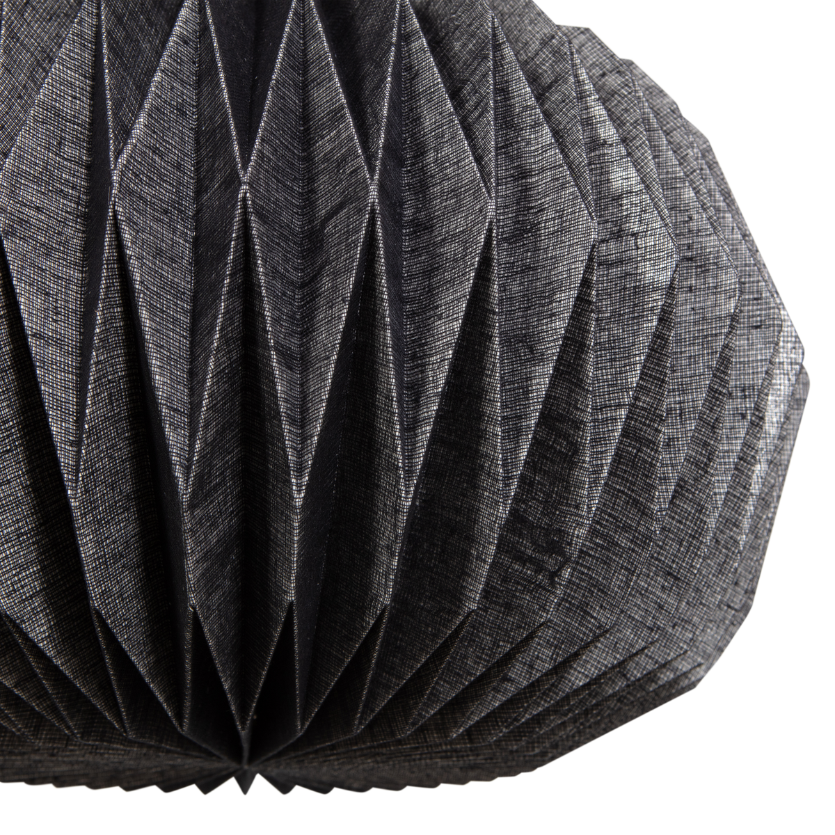 GLOBE ANHANGER-LAMPE PAPIER NATUR/SCHWARZ