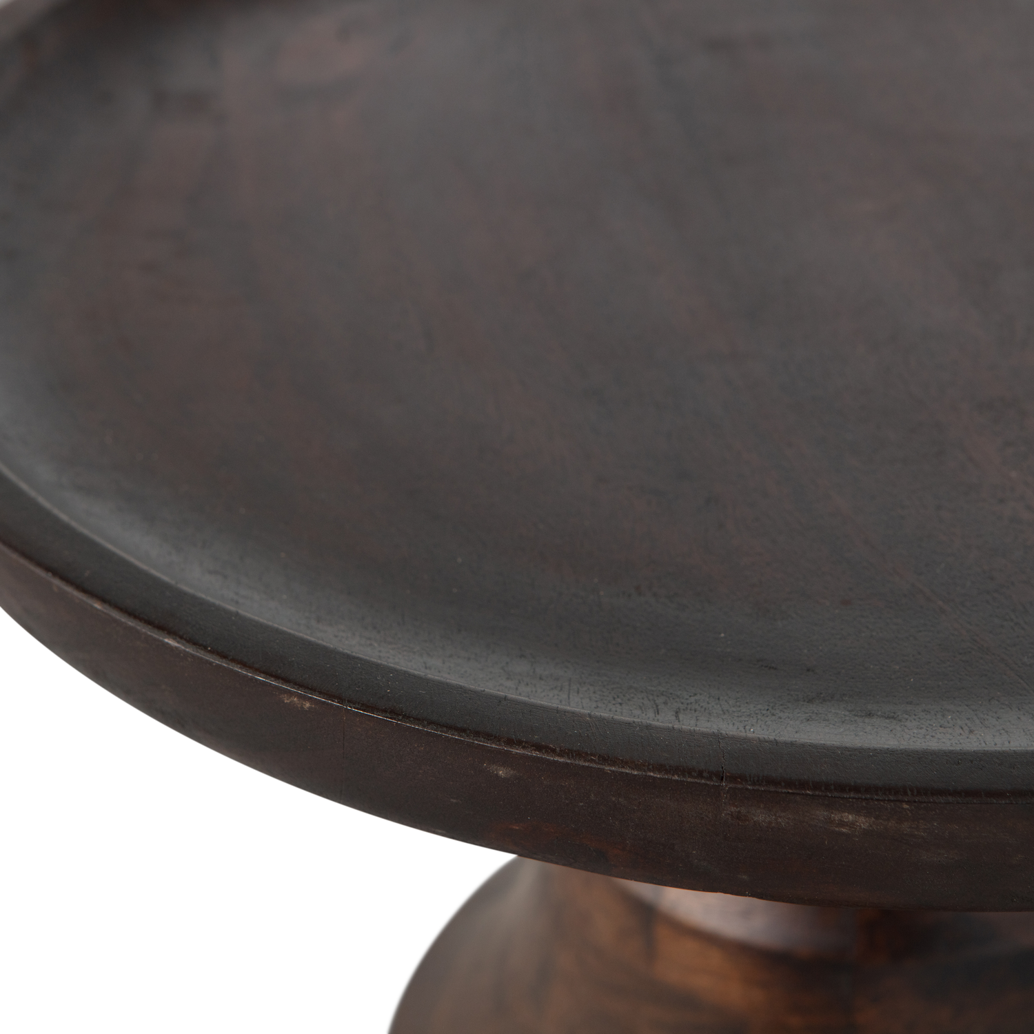 BROAD BEISTELLTISCH MIT GRAVIERTEM BEIN MANGO HOLZ NATUR