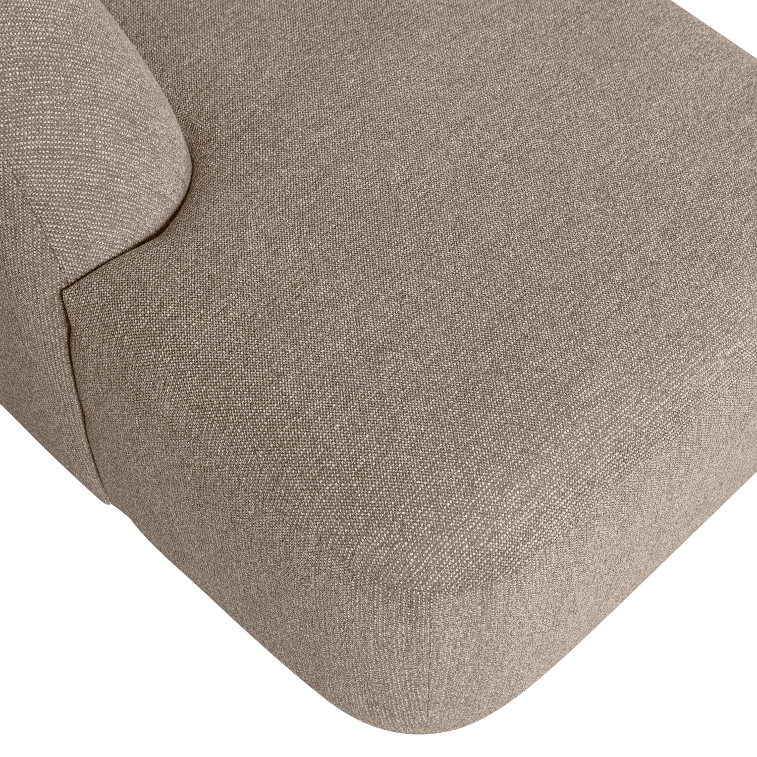 SLOPING U-SHAPE SOFA NATUREL MELANGE