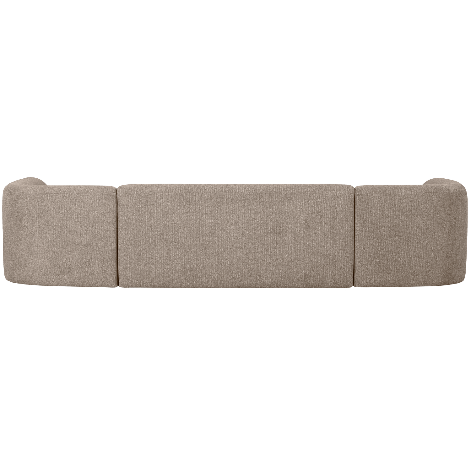 SLOPING U-SHAPE SOFA NATUREL MELANGE