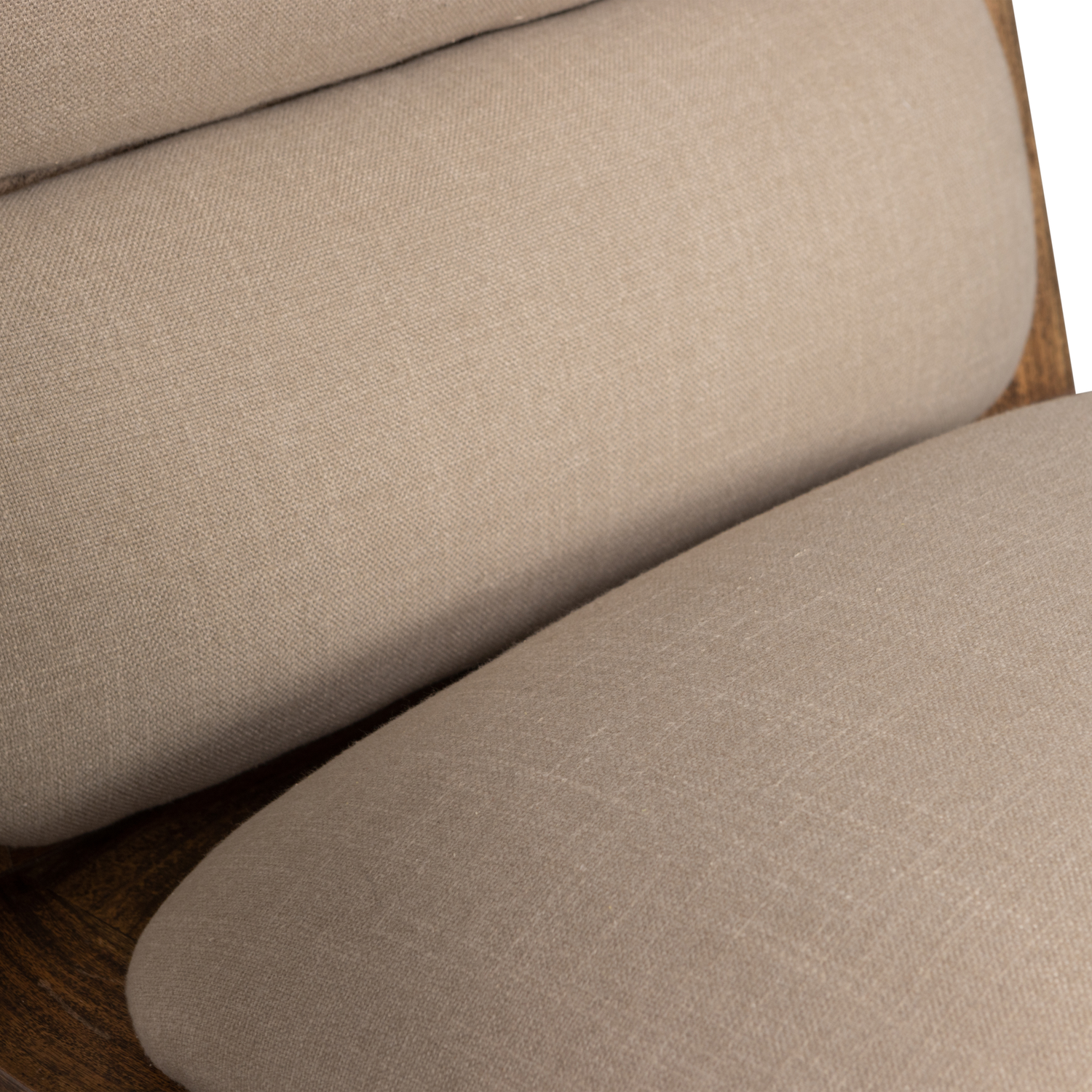 OPULENT SESSEL BOUCLE/HOLZ NATUR