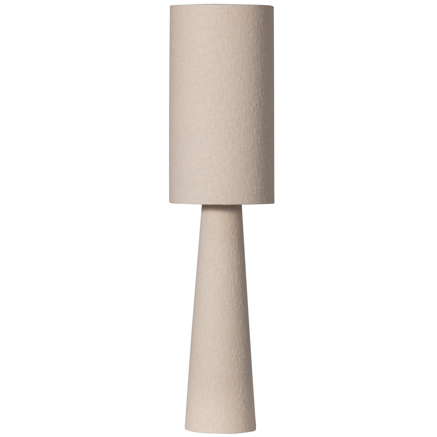 LOFT TISCHLAMPE METALL/BOUCLE NATUR 90xO22CM
