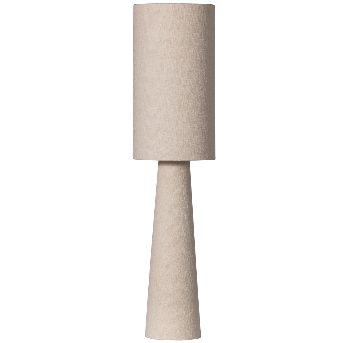 LOFT TISCHLAMPE METALL/BOUCLE NATUR 90xO22CM