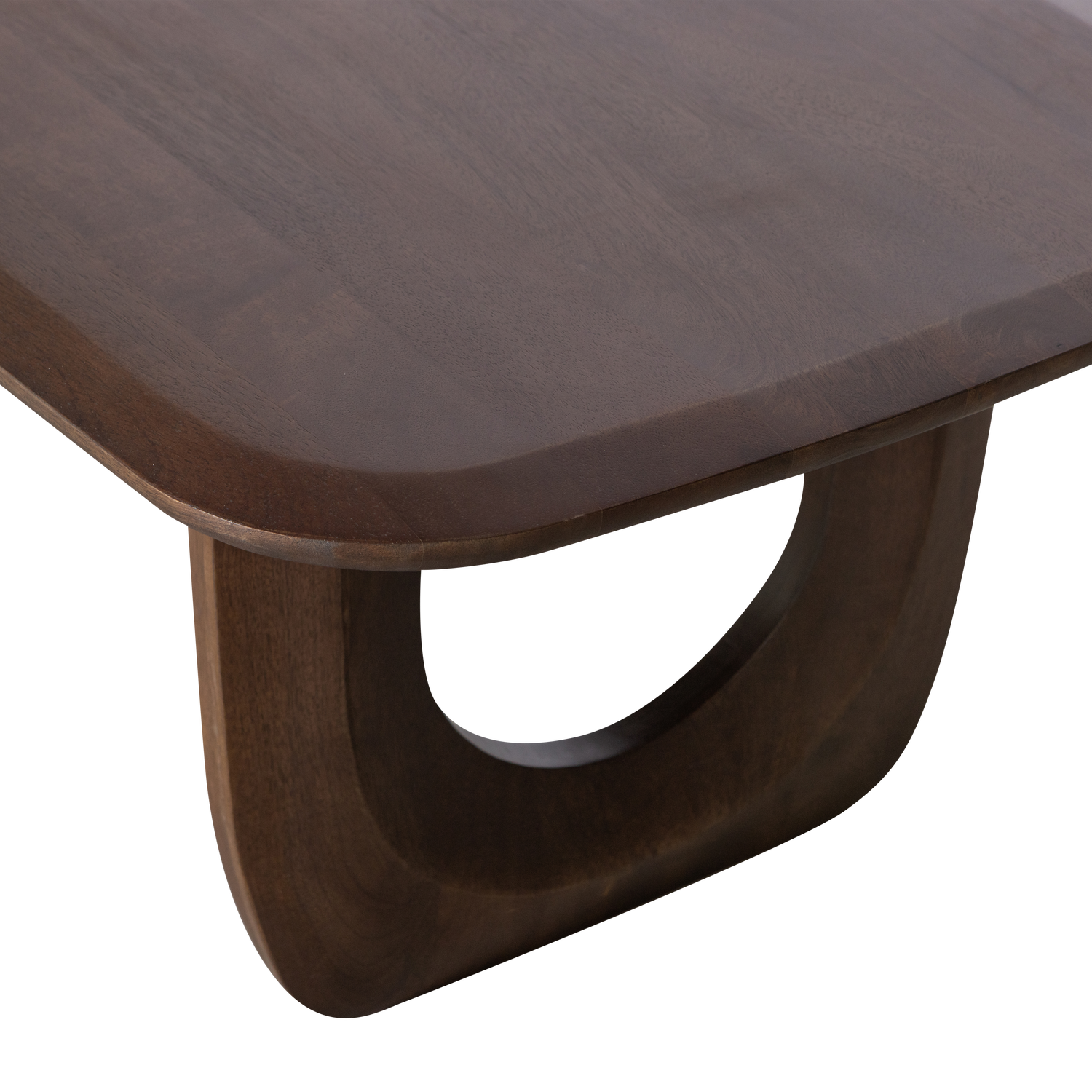 FREQUENT COUCHTISCH MANGO HOLZ WALNUSS 120x60CM