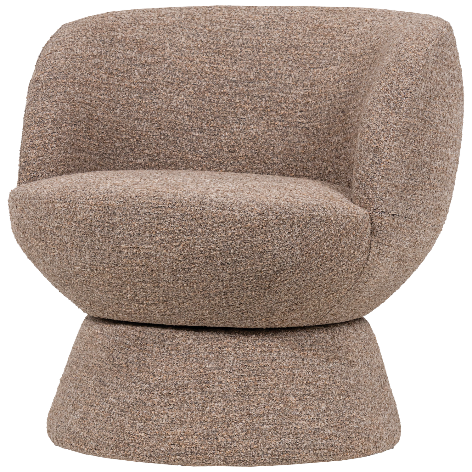 SHUFFLE DREHSESSEL BRAUN MELANGE