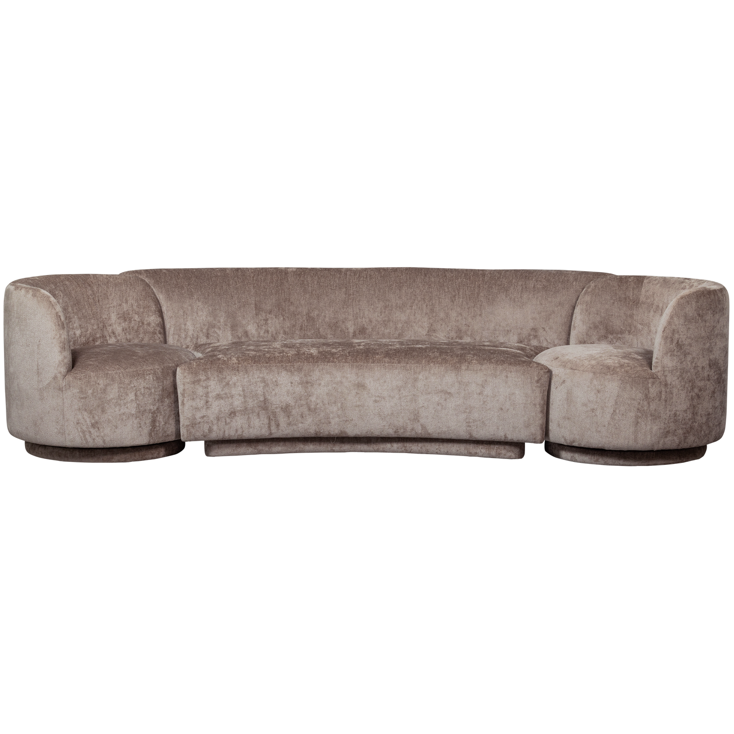 COMBI-POPULAR: BANK + SESSEL TAUPE