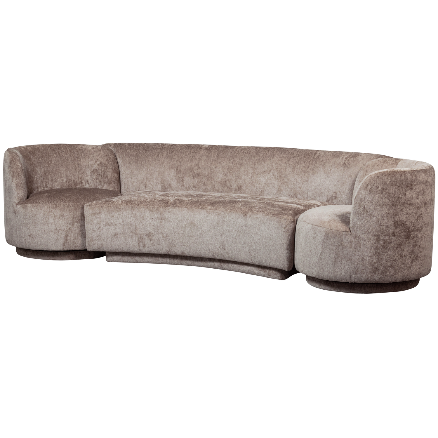 COMBI-POPULAR: BANK + SESSEL TAUPE