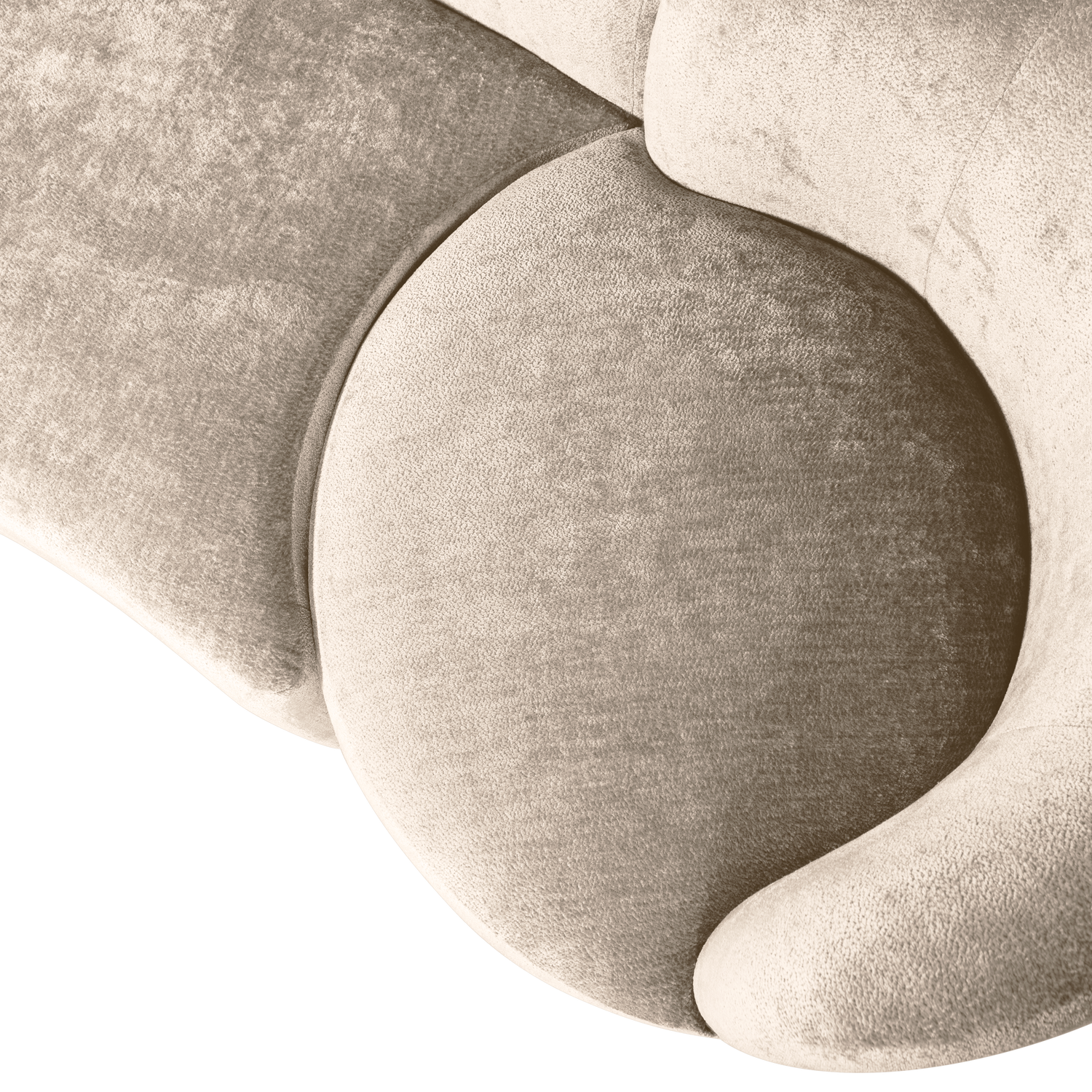 COMBI-POPULAR: BANK + SESSEL + POUF NATUR
