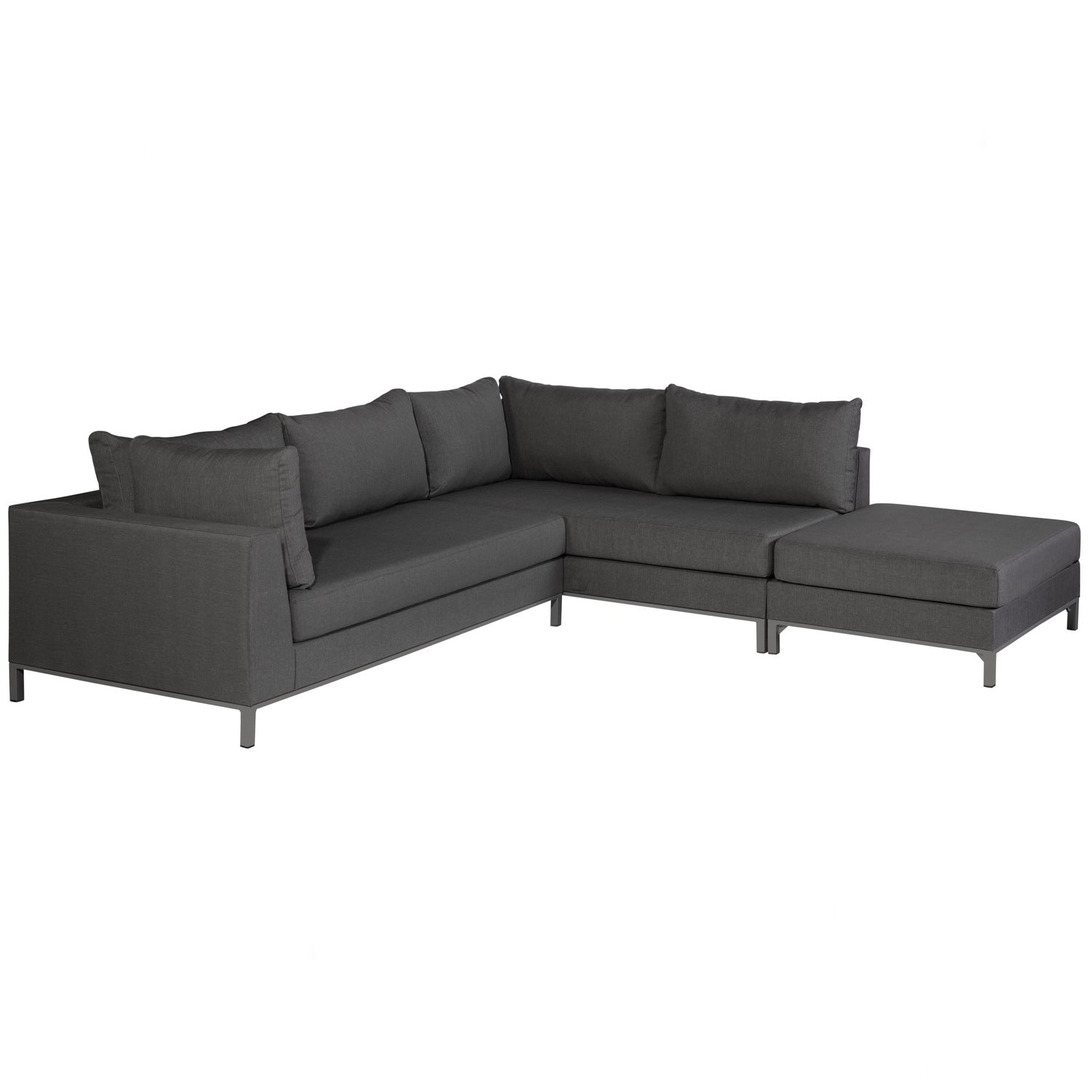 SICILIE LOUNGE SET GARTEN RECHTS STEINGRAU