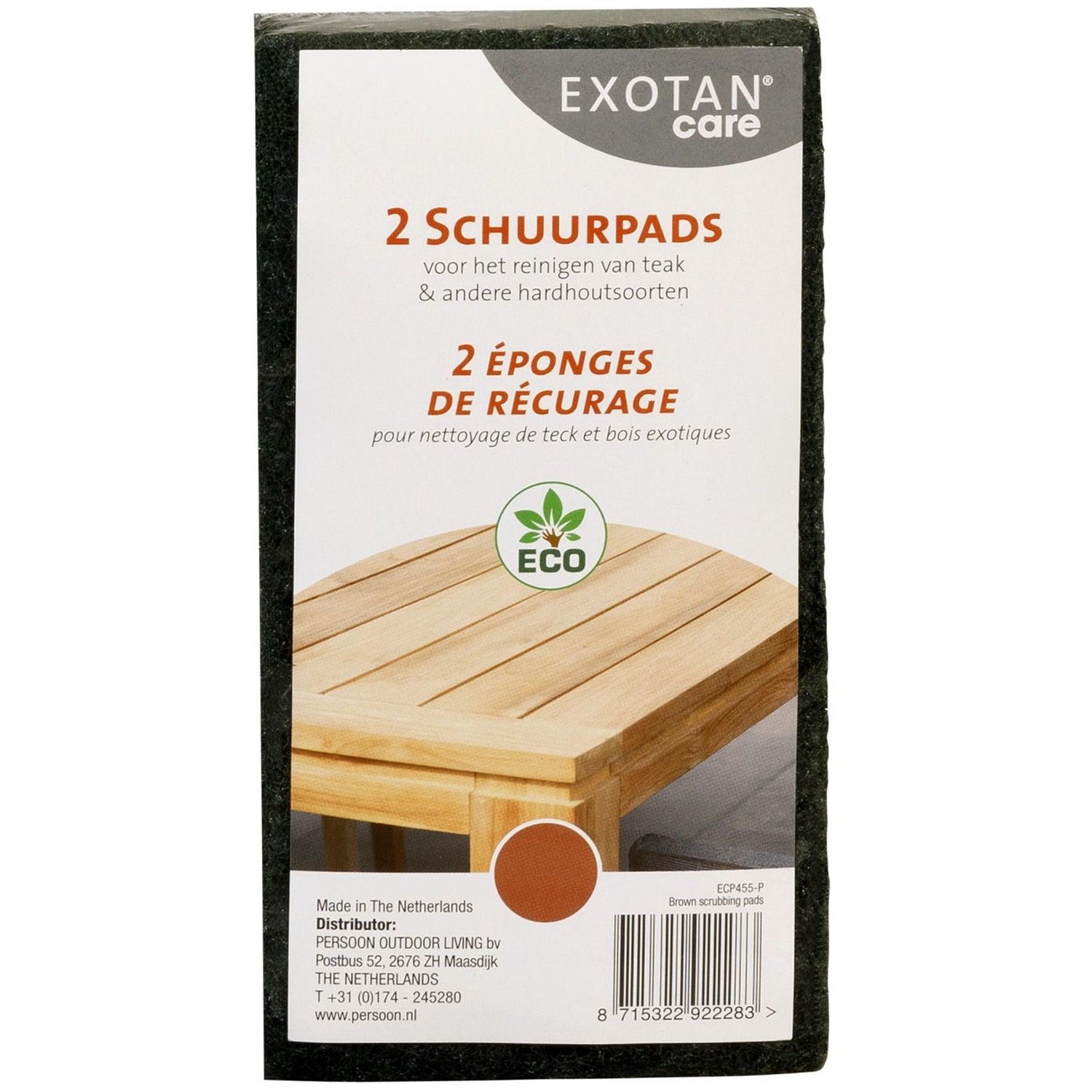CARE OUTDOOR PFLEGE SCHEUERSCHWAMME GRUN 2 STK.