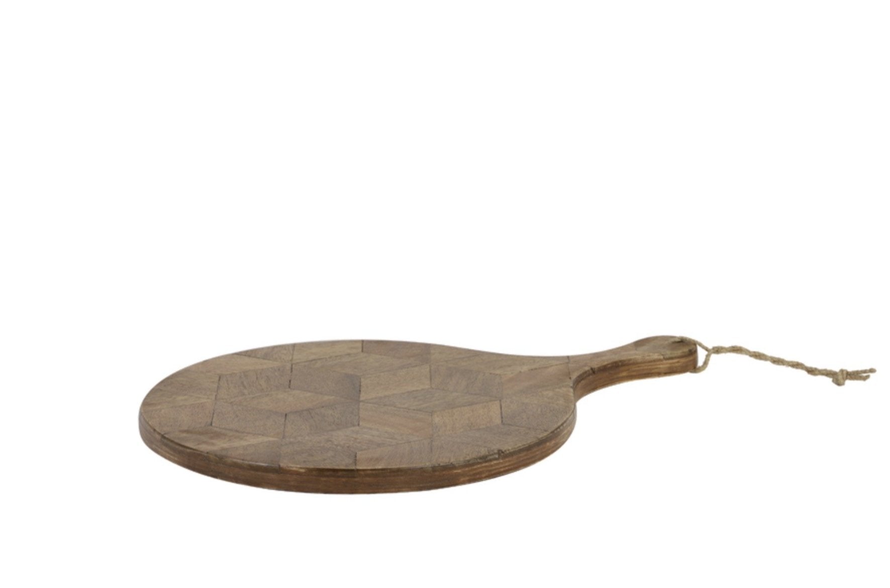 Hackbrett MINTO aus Holz dunkel Braun 30x2x42,5 cm Geschirr Light & Living