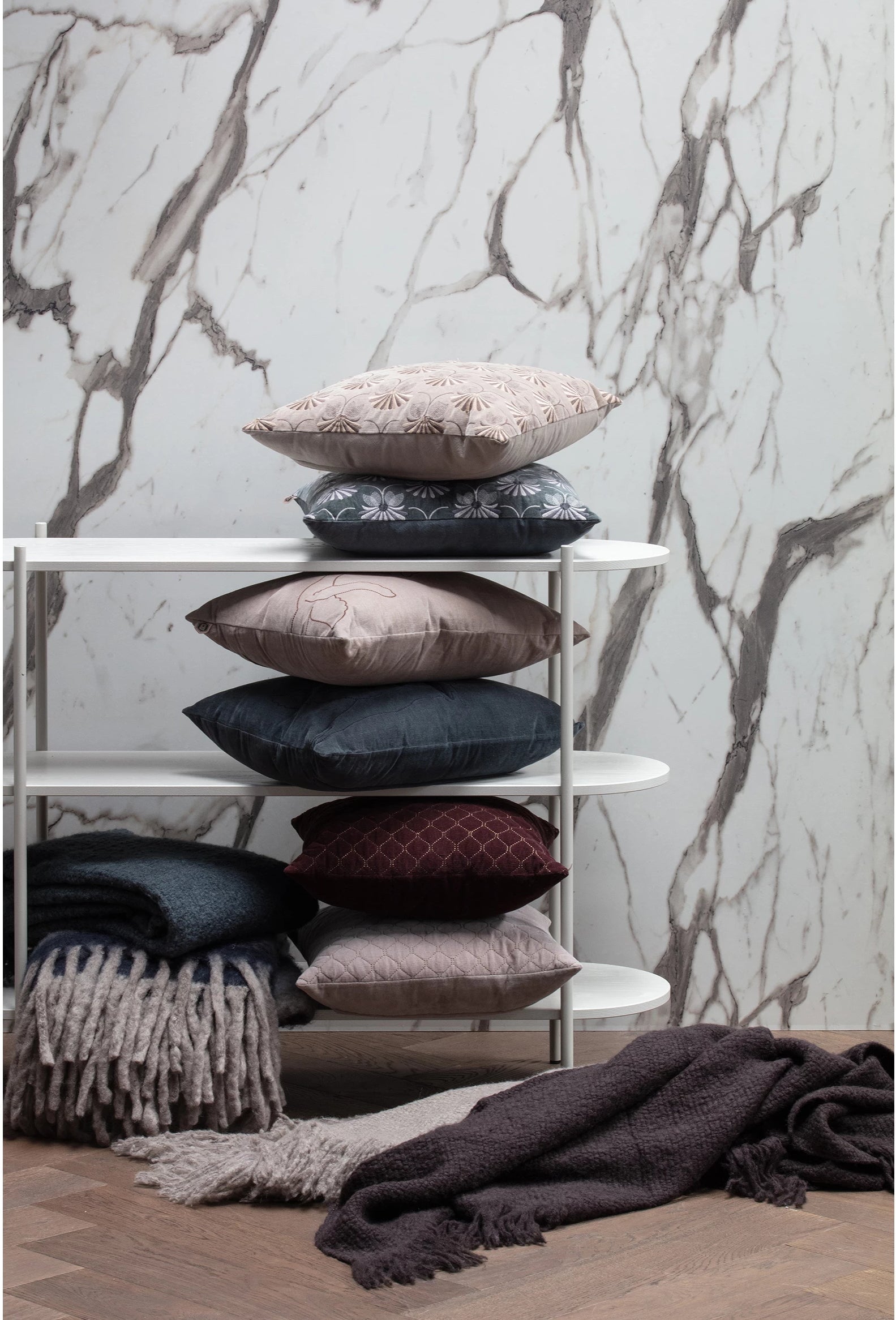 Kuschelige Decke SENSE in Grau mit Fransen 130x170 cm Decke BePureHome