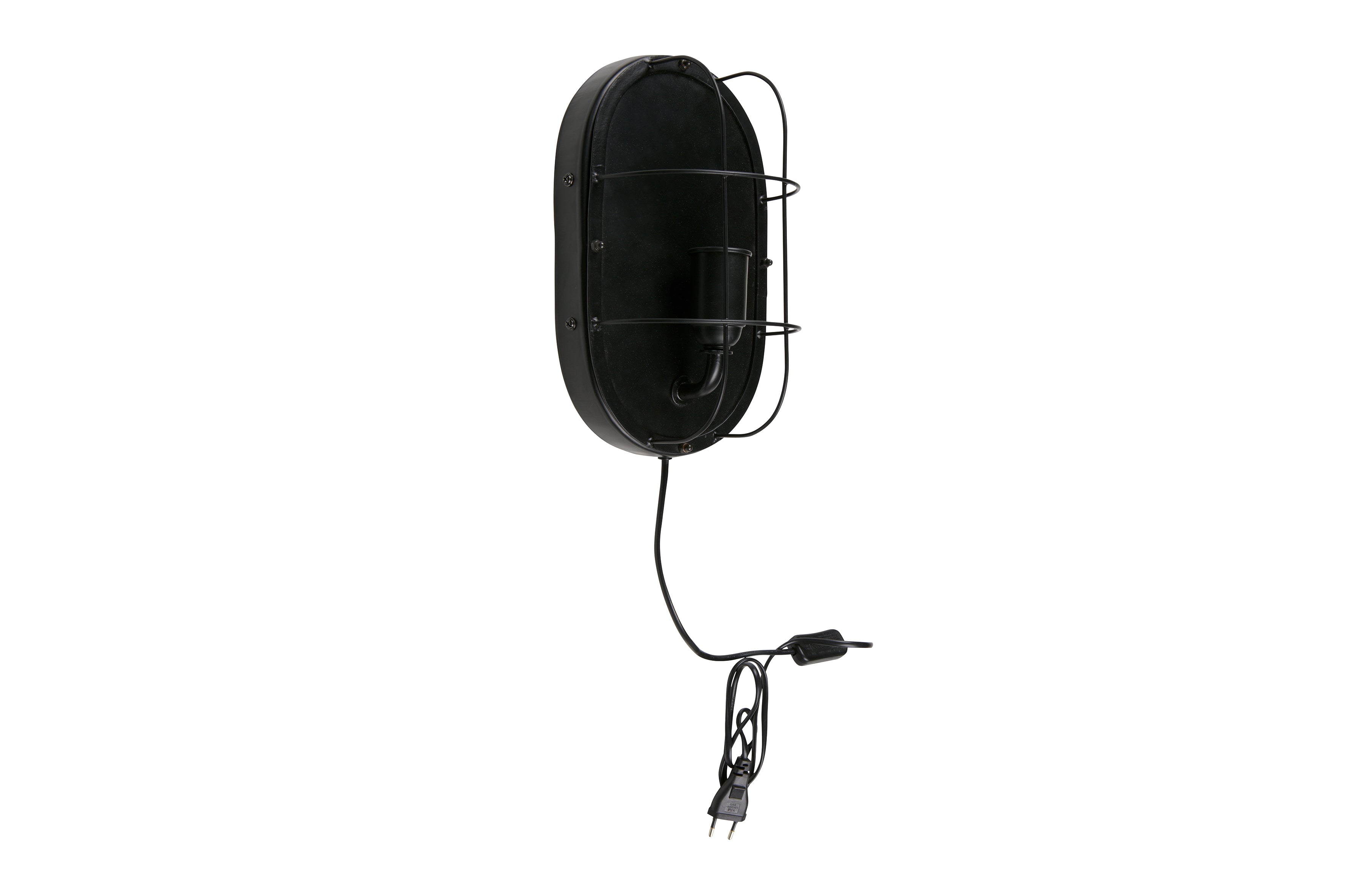 Wand Lampe GABBER aus Metall in Schwarz oder Weiß Lampe WOOOD