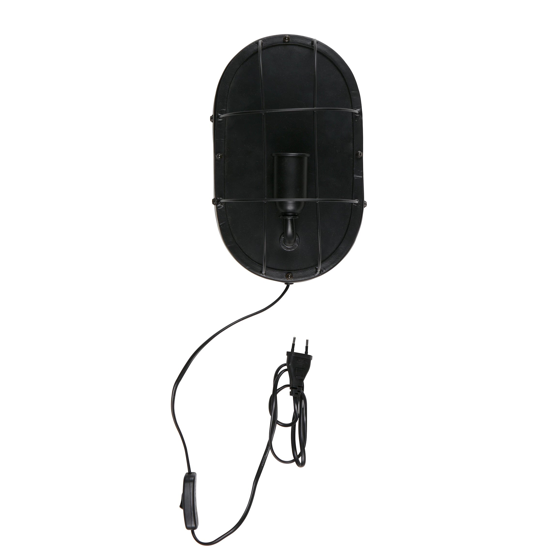 Wand Lampe GABBER aus Metall in Schwarz oder Weiß Lampe WOOOD schwarz