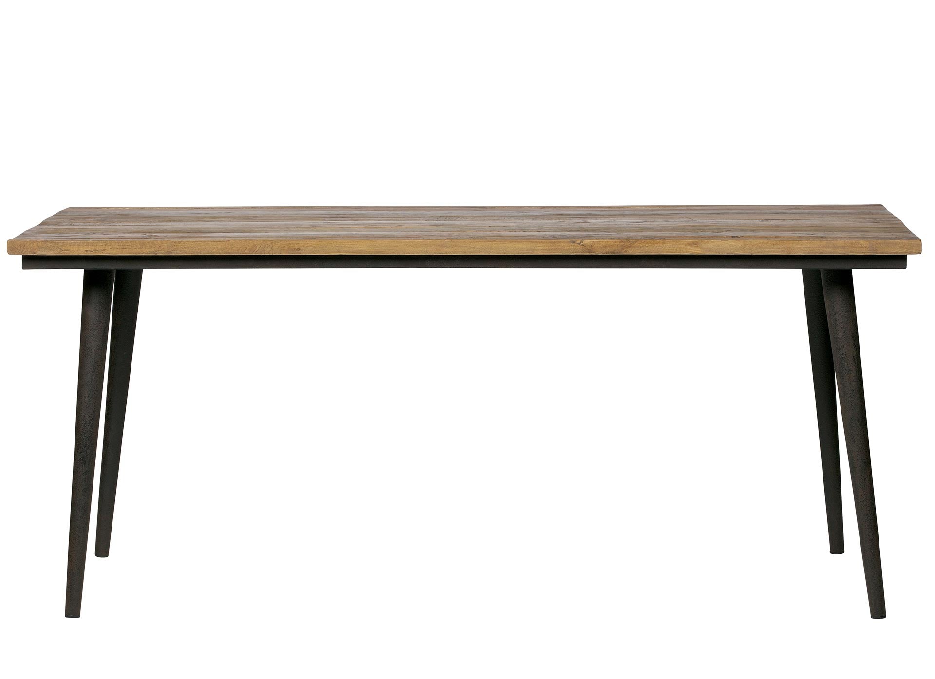 Echtholz Esstisch GUILD 220x90 aus recycletem Ulmenholz