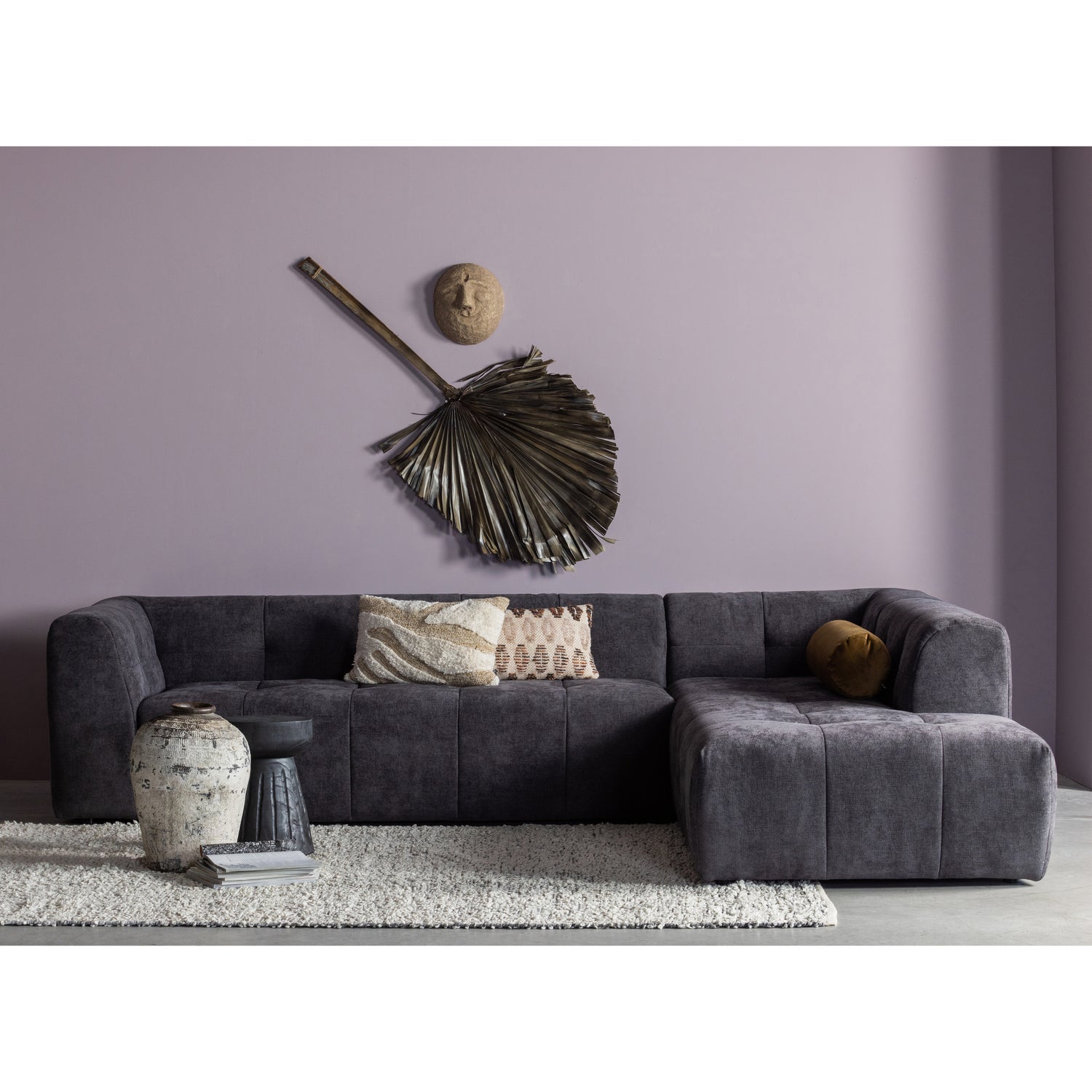 SPOOL KISSEN VELVET HONIGGELB