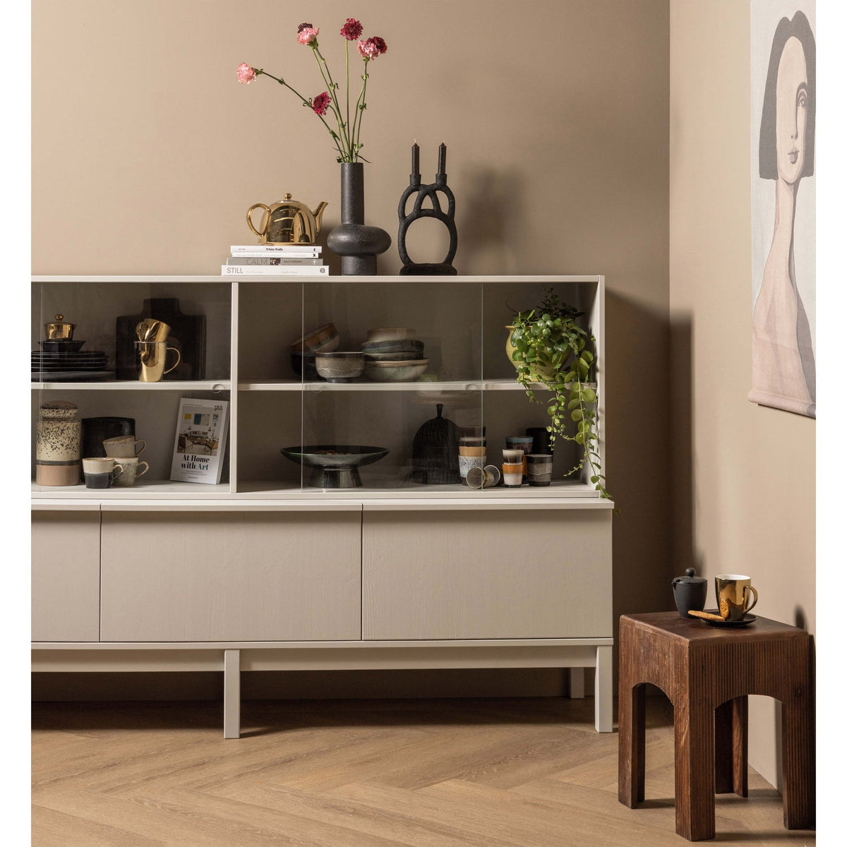 KLINK AUFSATZSCHRANK KIEFER MIST [fsc]