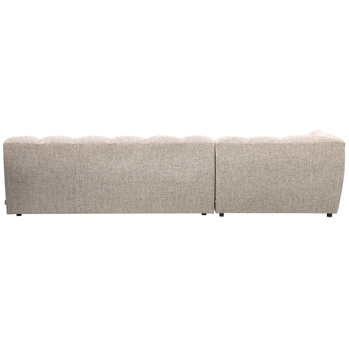 ALLURE CHAISE LONGUE LINKS GEWEBTES NATUR MELANGE