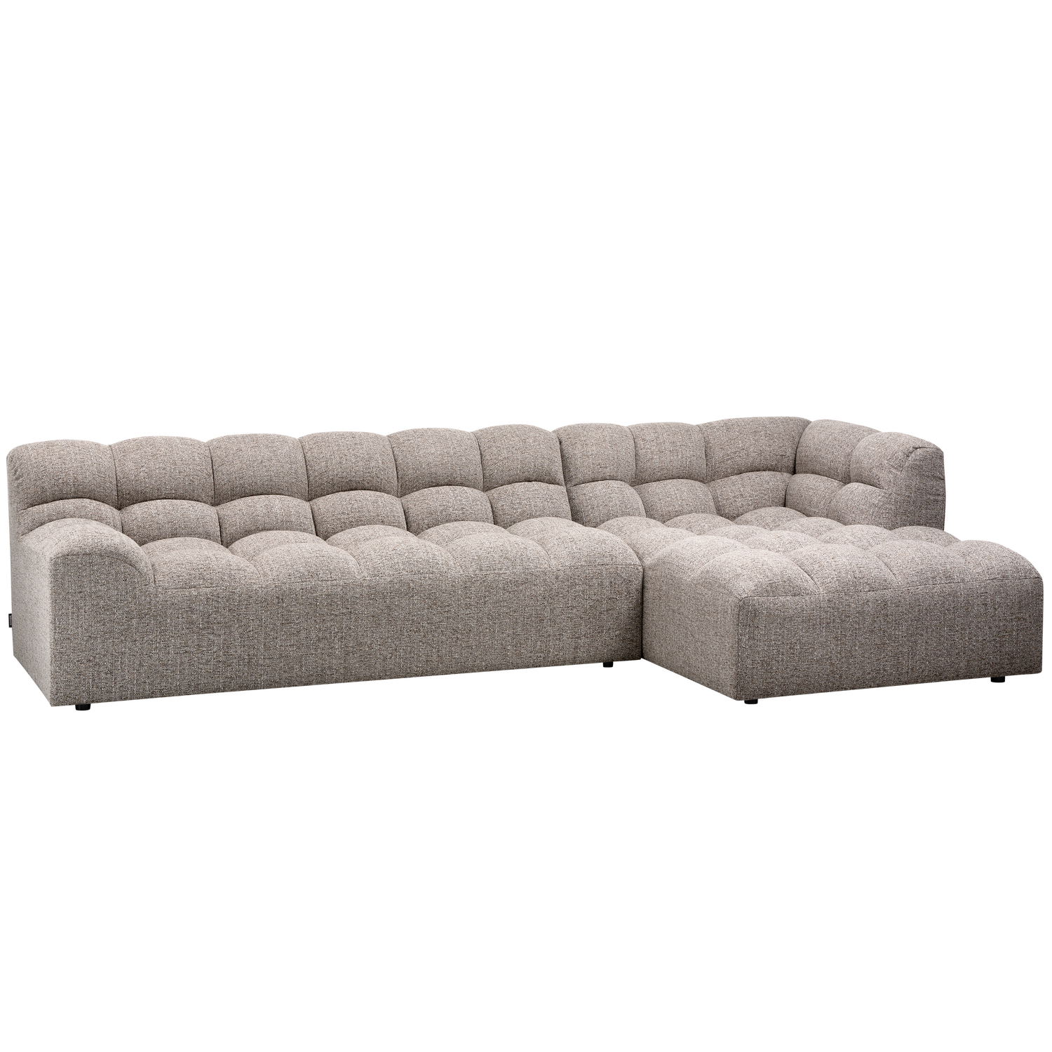 ALLURE CHAISE LONGUE RECHTS GEWEBTES CLAY MELANGE