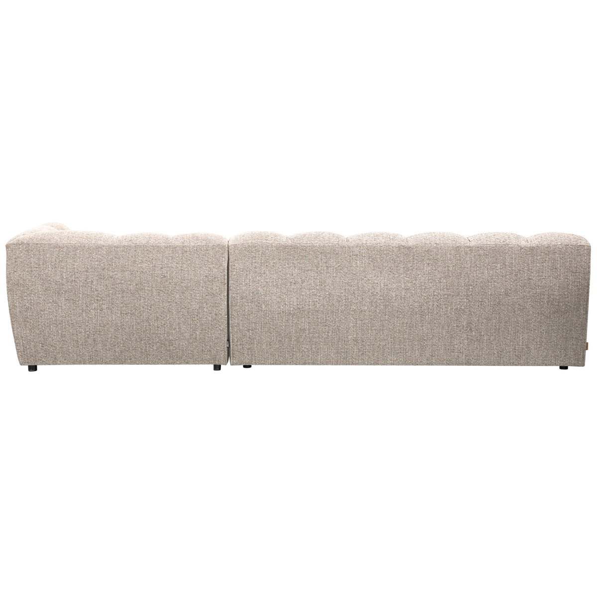 ALLURE CHAISE LONGUE RECHTS GEWEBTES NATUR MELANGE