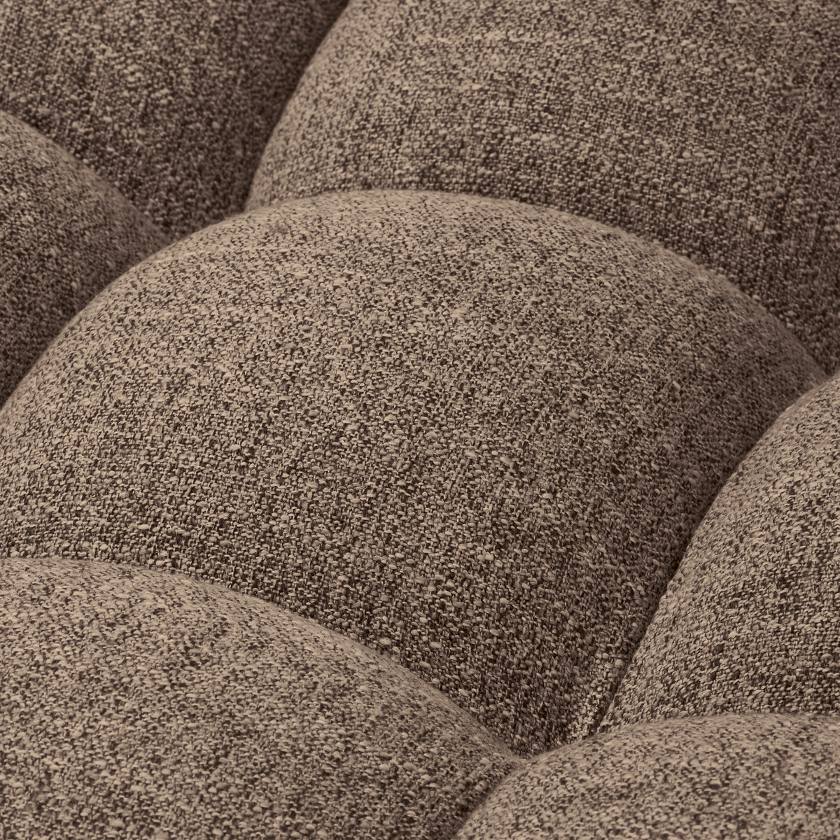 ALLURE 3-SITZER SOFA GEWEBTES DUNKELBRAUN MELANGE