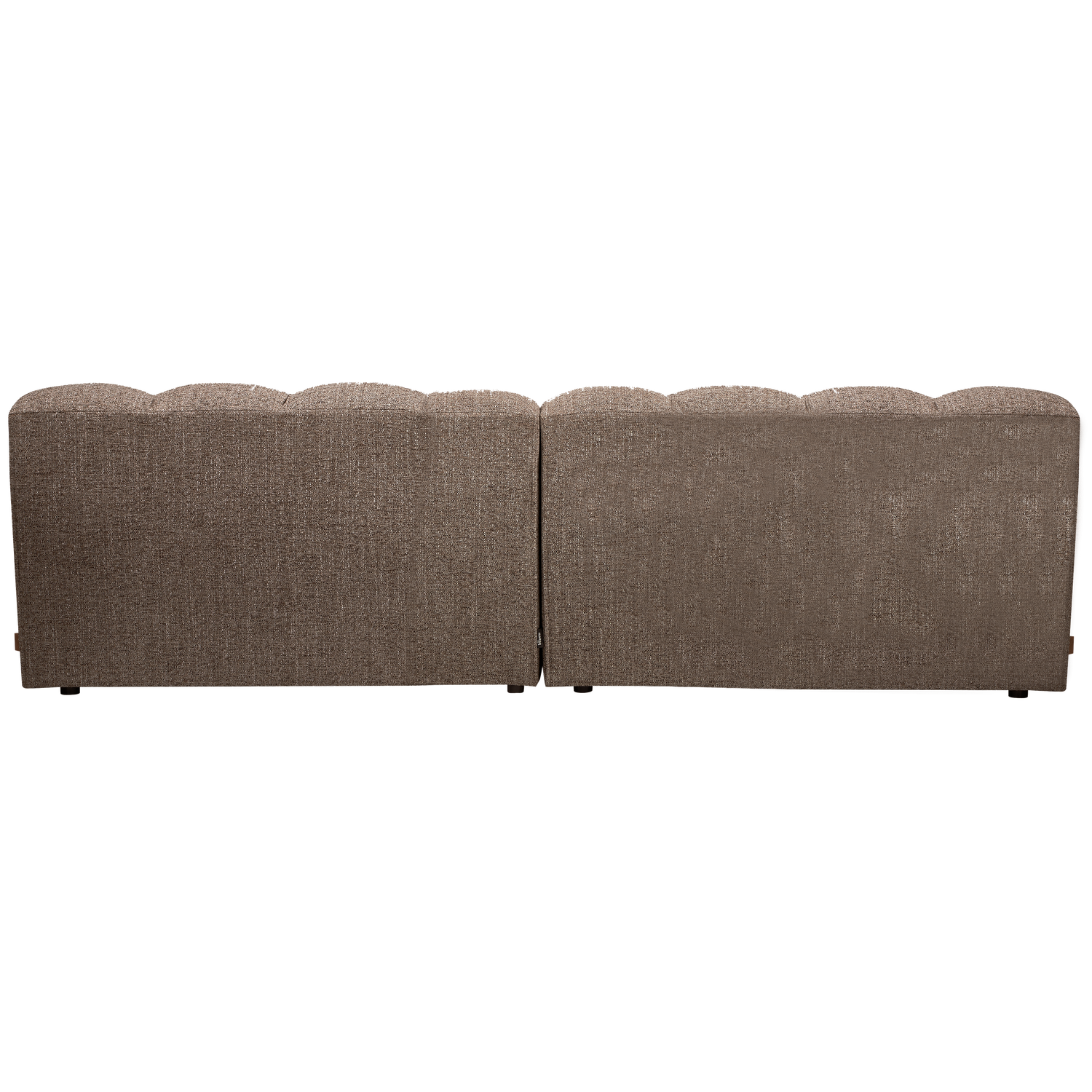 ALLURE 3-SITZER SOFA GEWEBTES DUNKELBRAUN MELANGE
