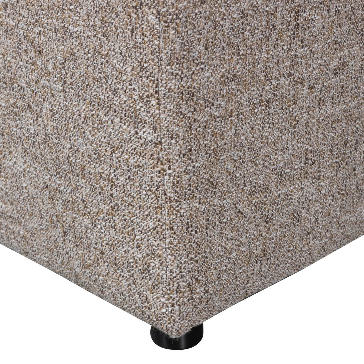 ALLURE HOCKER GEWEBTES BRAUN MELANGE