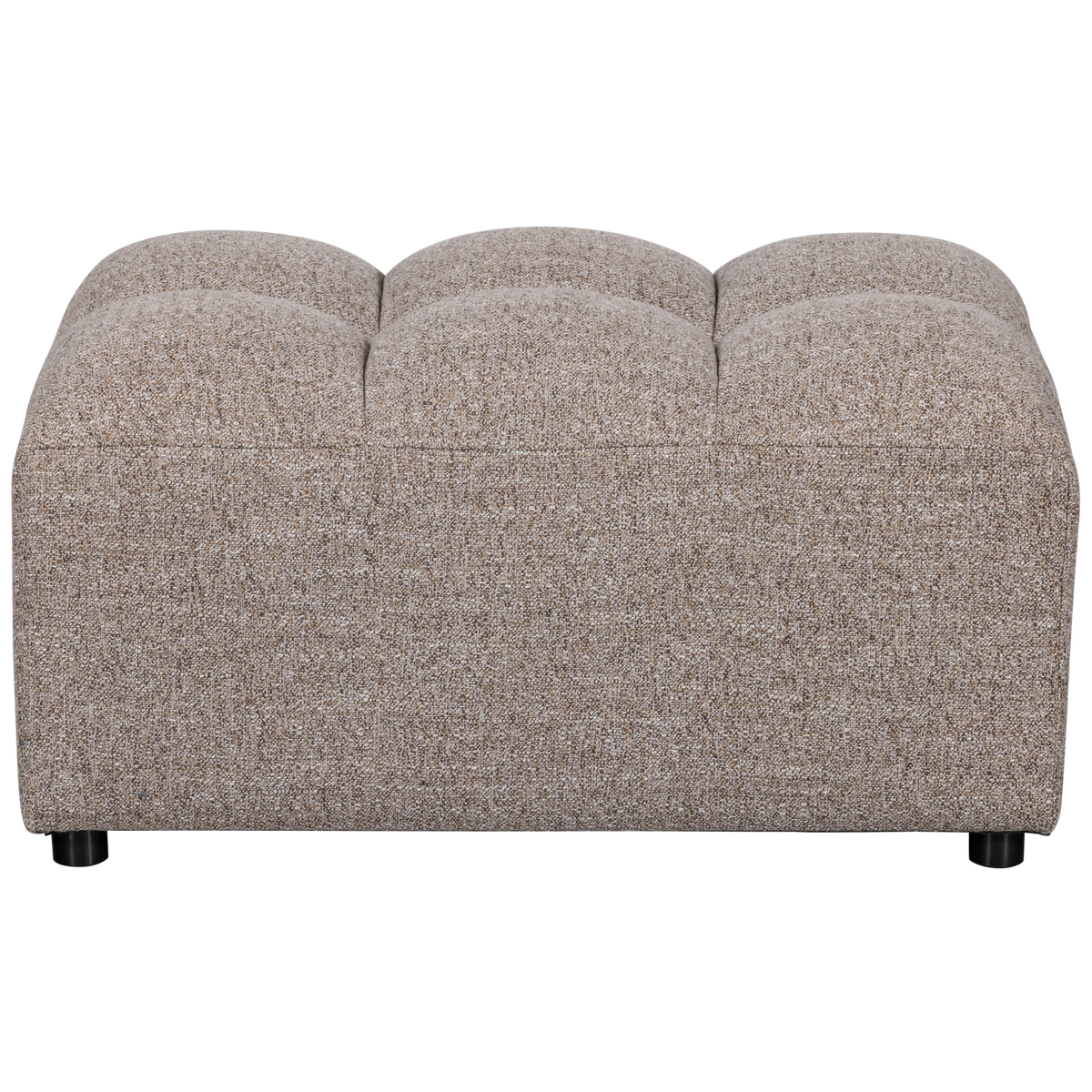 ALLURE HOCKER GEWEBTES BRAUN MELANGE