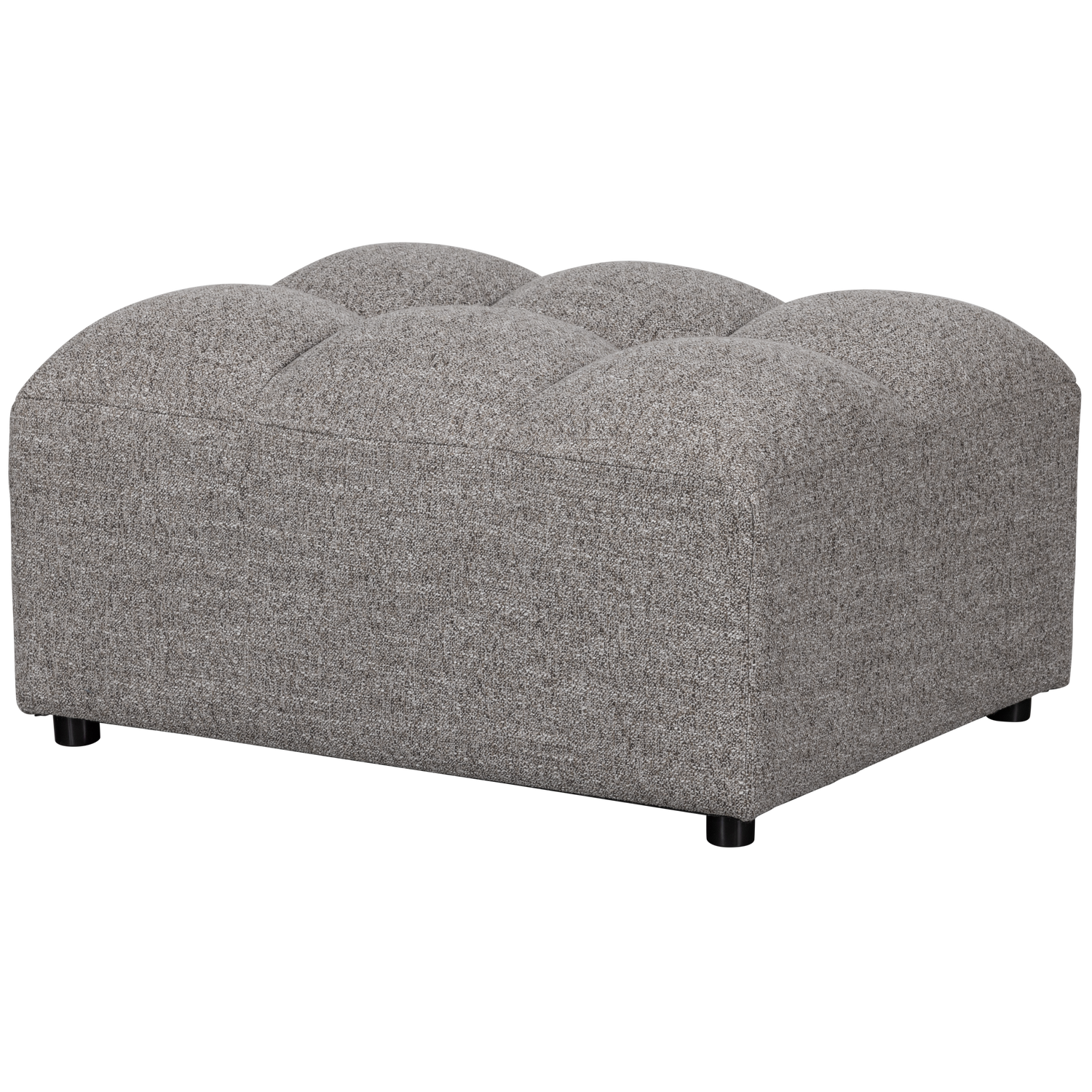 ALLURE HOCKER GEWEBTES BRAUN MELANGE
