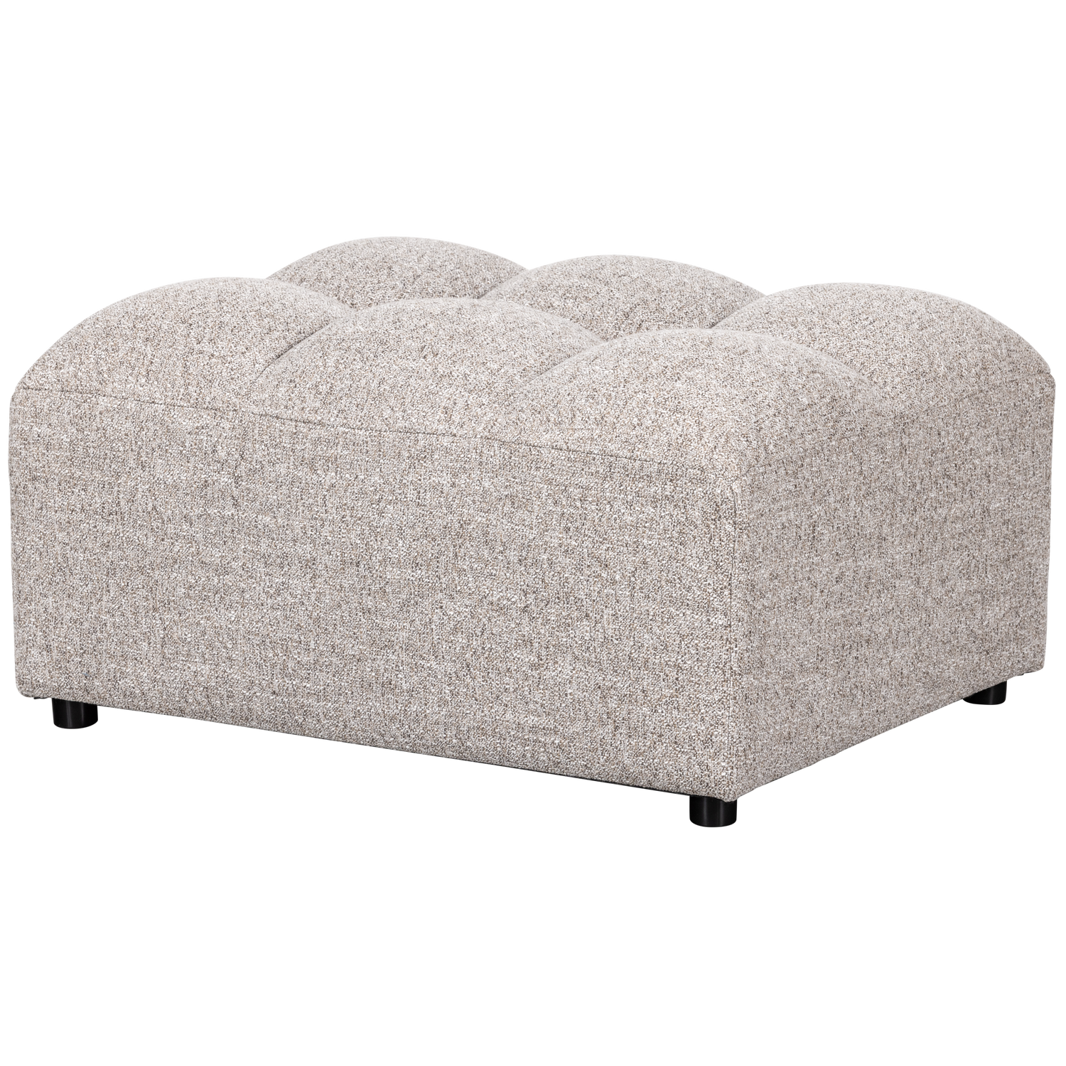ALLURE HOCKER GEWEBTES NATUR MELANGE
