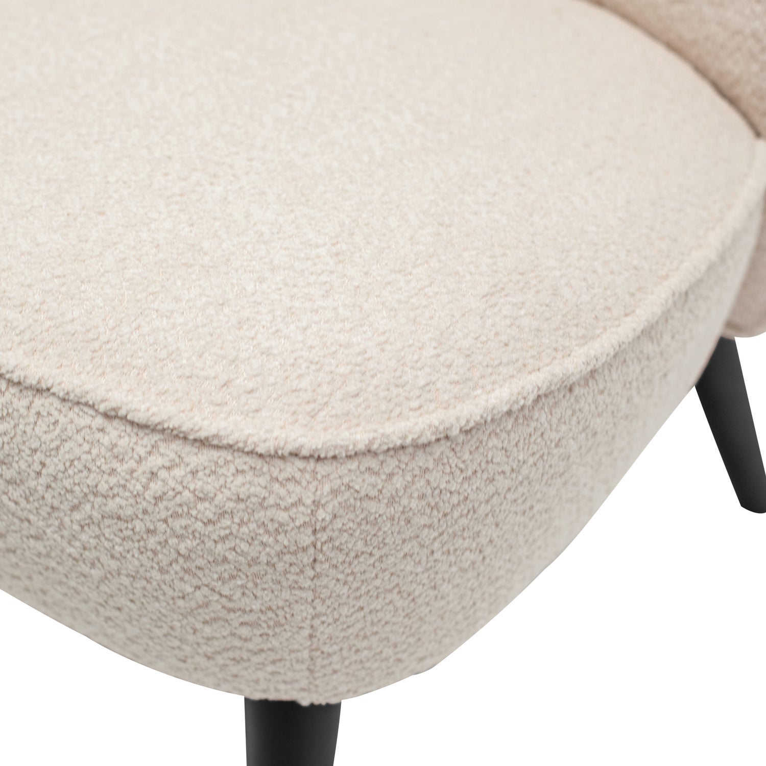 SARA KLEINES SOFA BOUCLE CREME