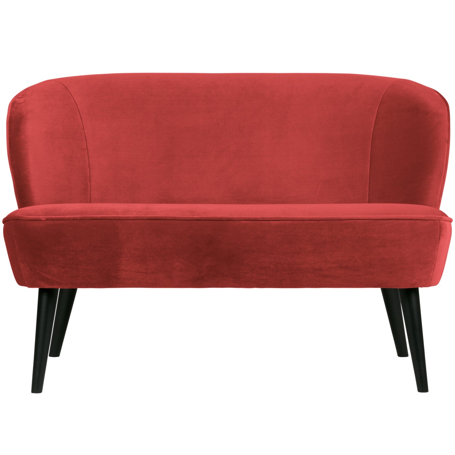SARA KLEINES SOFA SAMT HIMBEERE