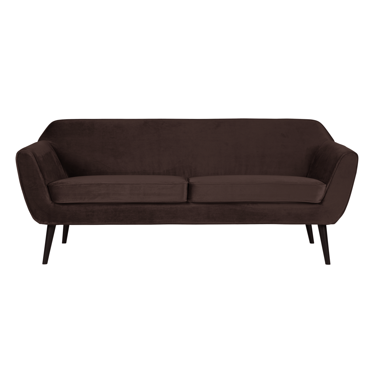 ROCCO SOFA 187 CM SAMT DUNKELBRAUN [fsc]