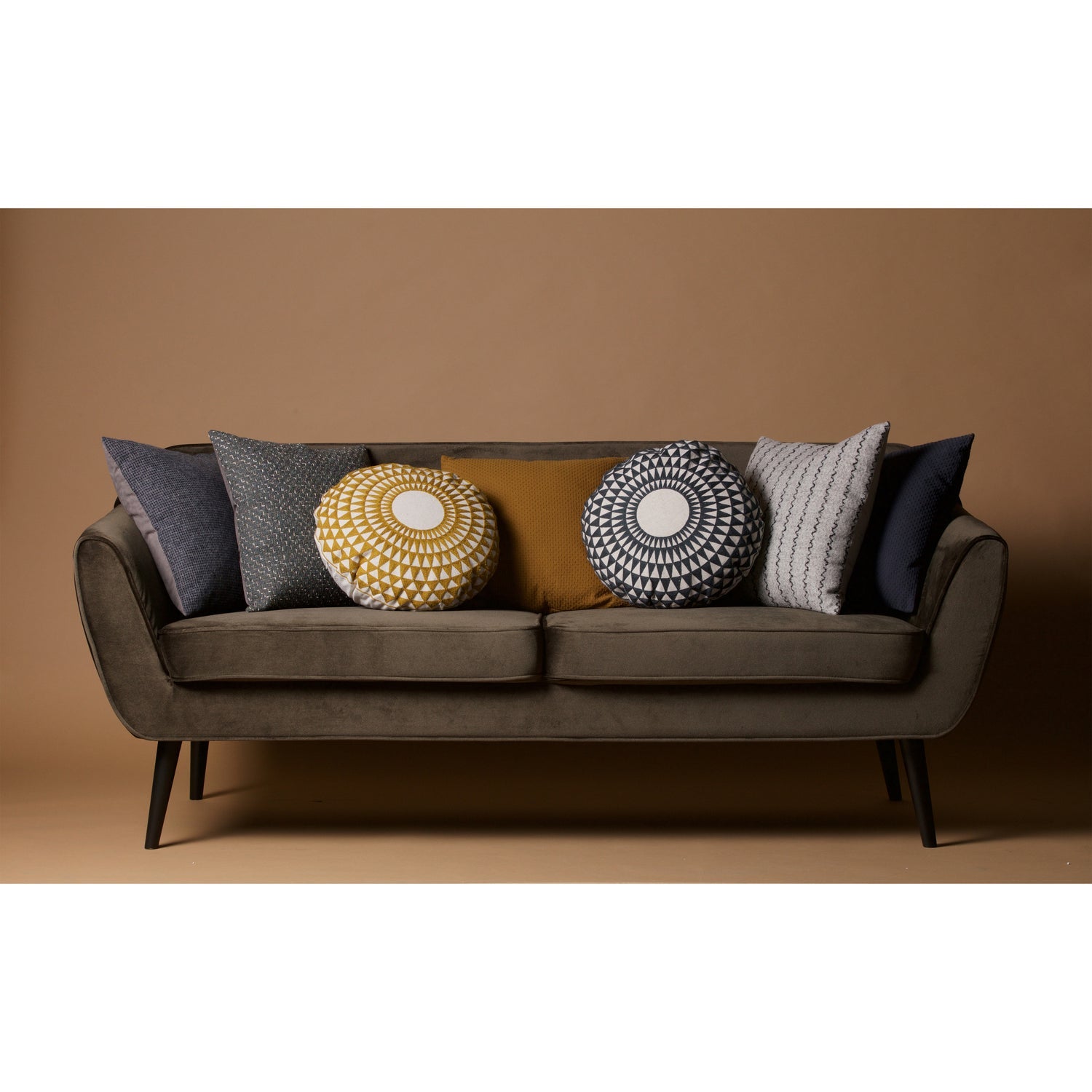 ROCCO SOFA 187 CM SAMT WARMEN GRUN