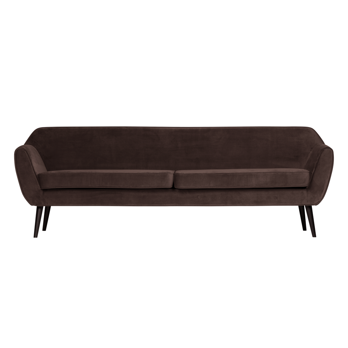 ROCCO XL SOFA 230 CM SAMT DUNKELBRAUN [fsc]