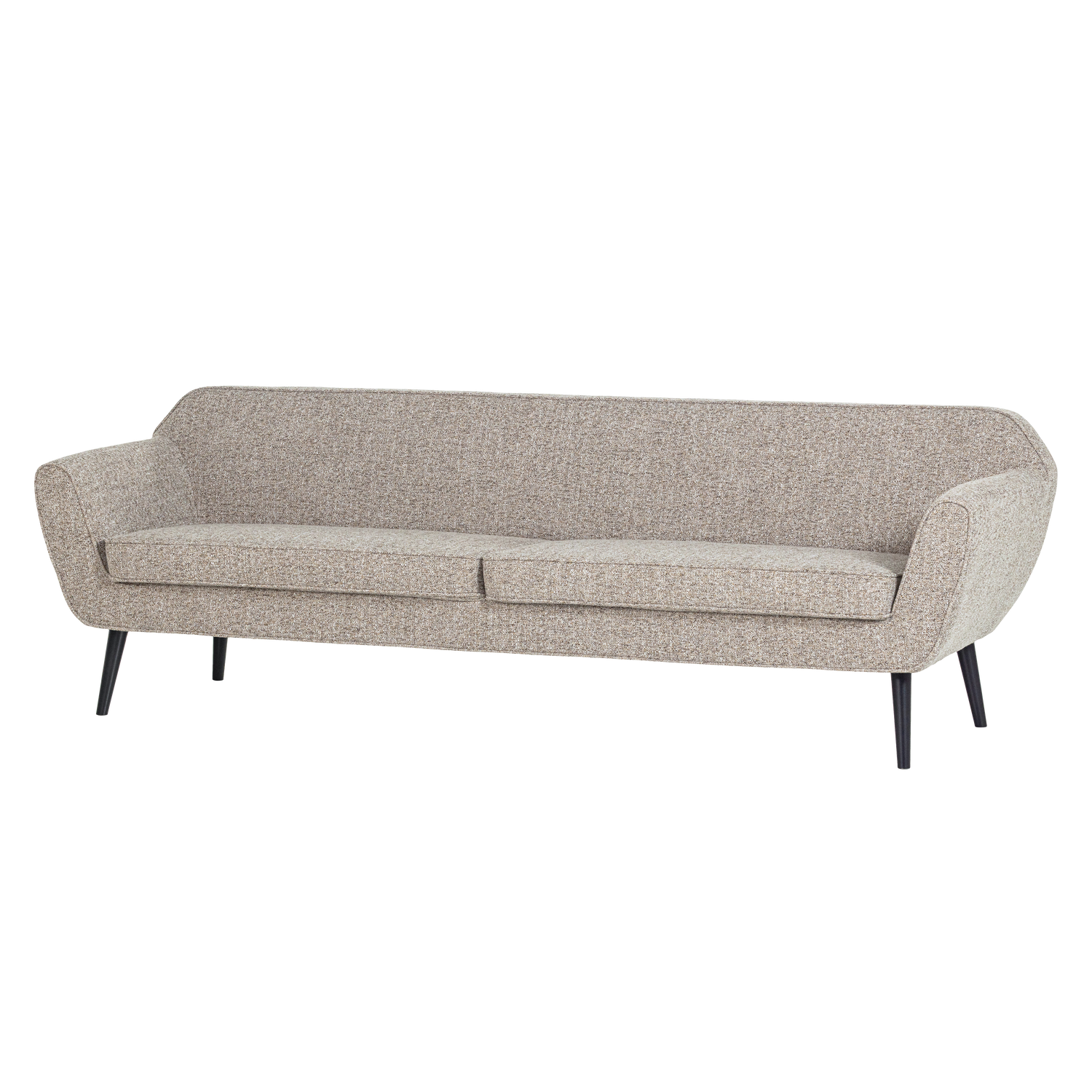 ROCCO XL SOFA 230 CM WEBSTOFF BRAUN MELANGE [fsc]