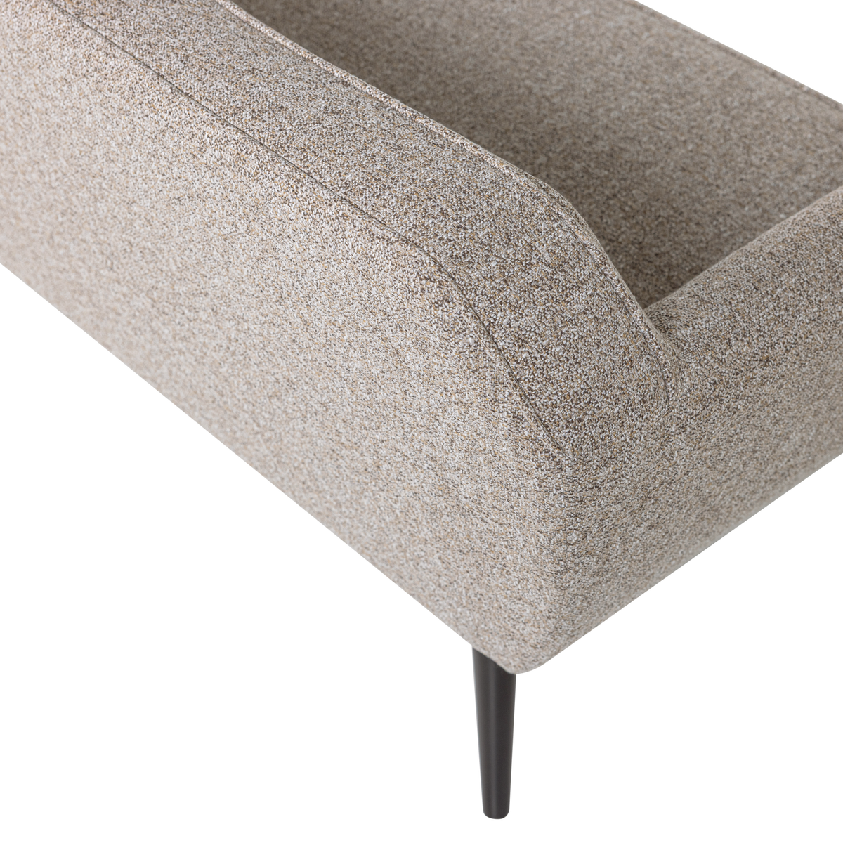 ROCCO XL SOFA 230 CM WEBSTOFF BRAUN MELANGE [fsc]