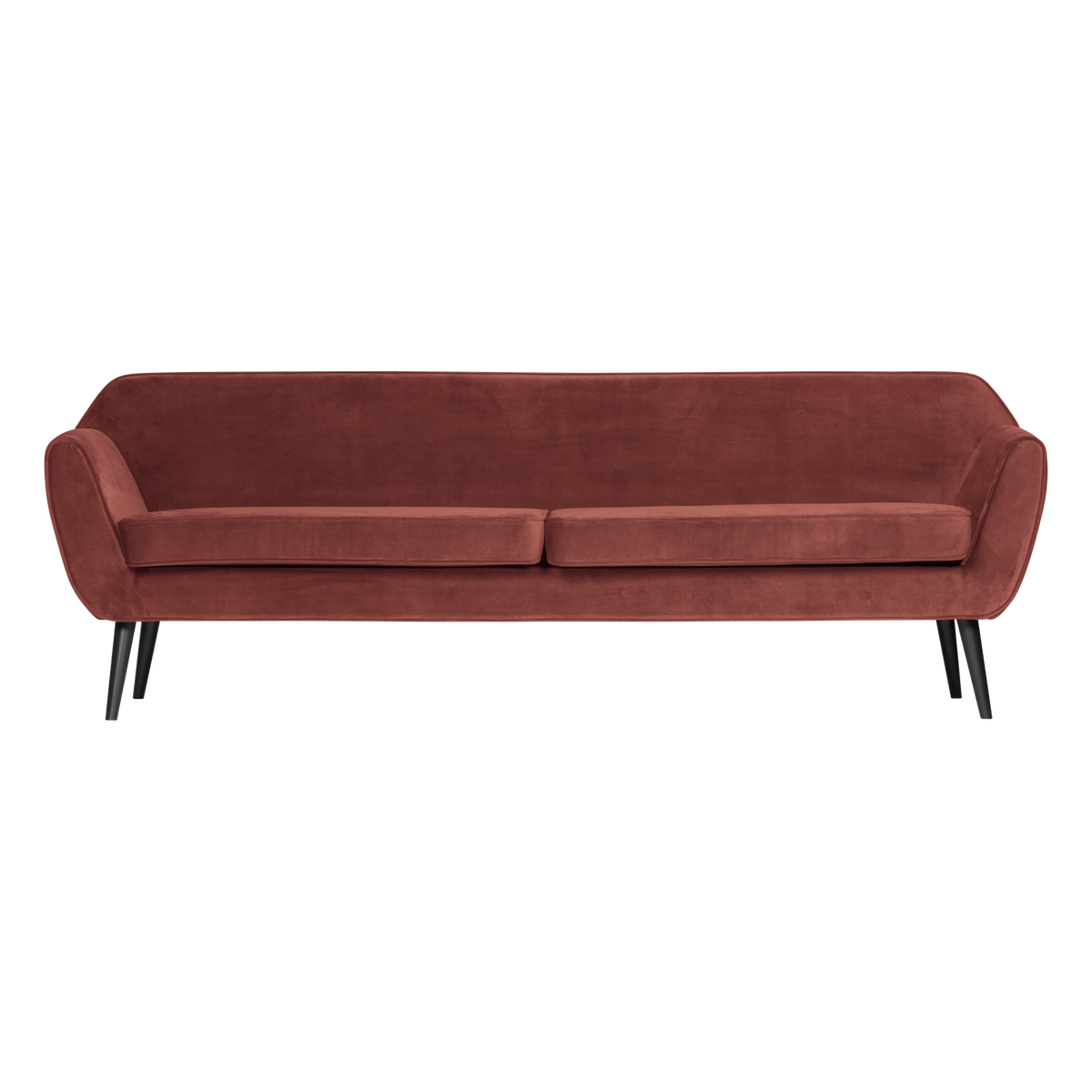 ROCCO XL SOFA 230 CM SAMT BORDEAUXROT [fsc]