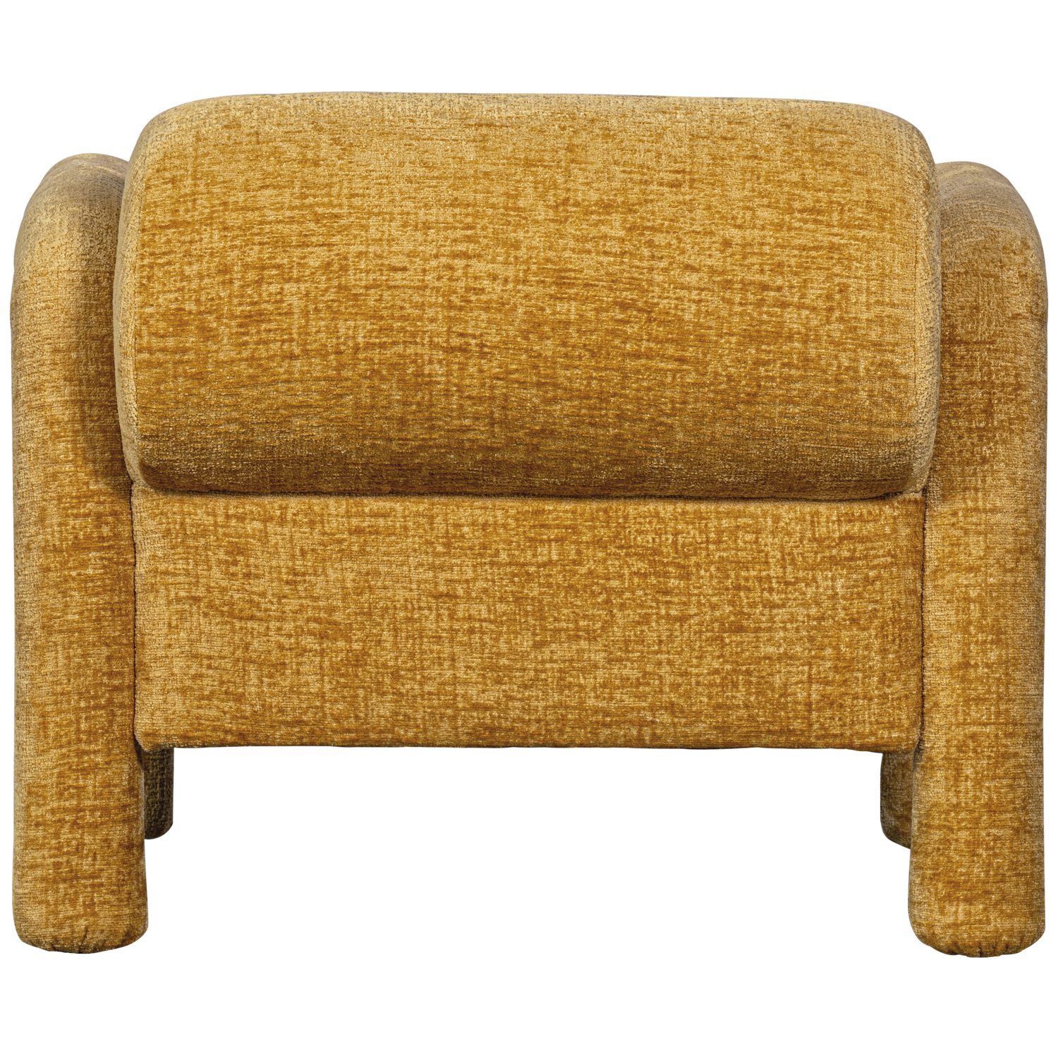LENNY SESSEL IN GROBER TEXTUR GOLD/GELB