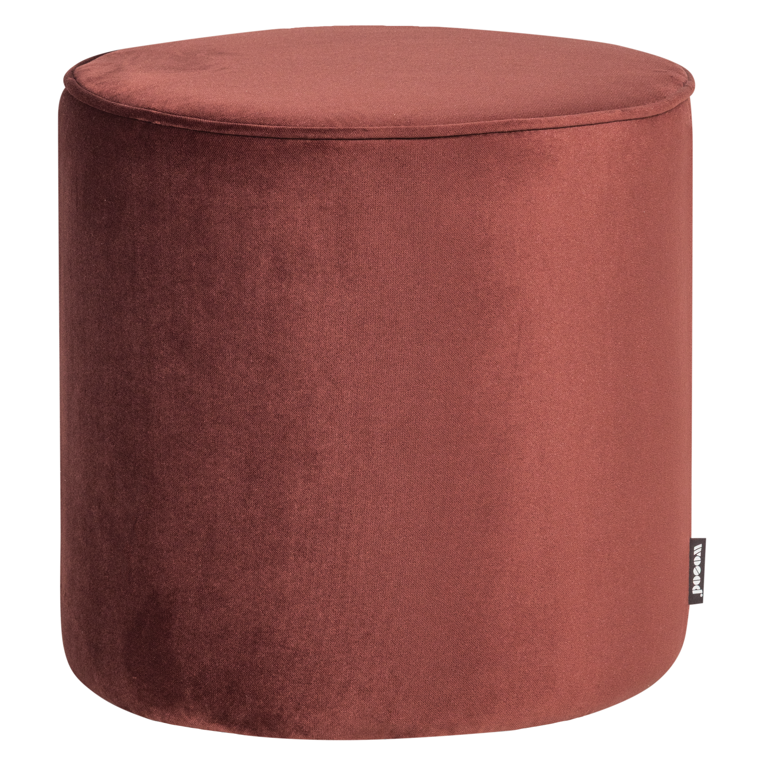 SARA HOCKER HOCH 46xO46 CM SAMT BORDEAUXROT [fsc]