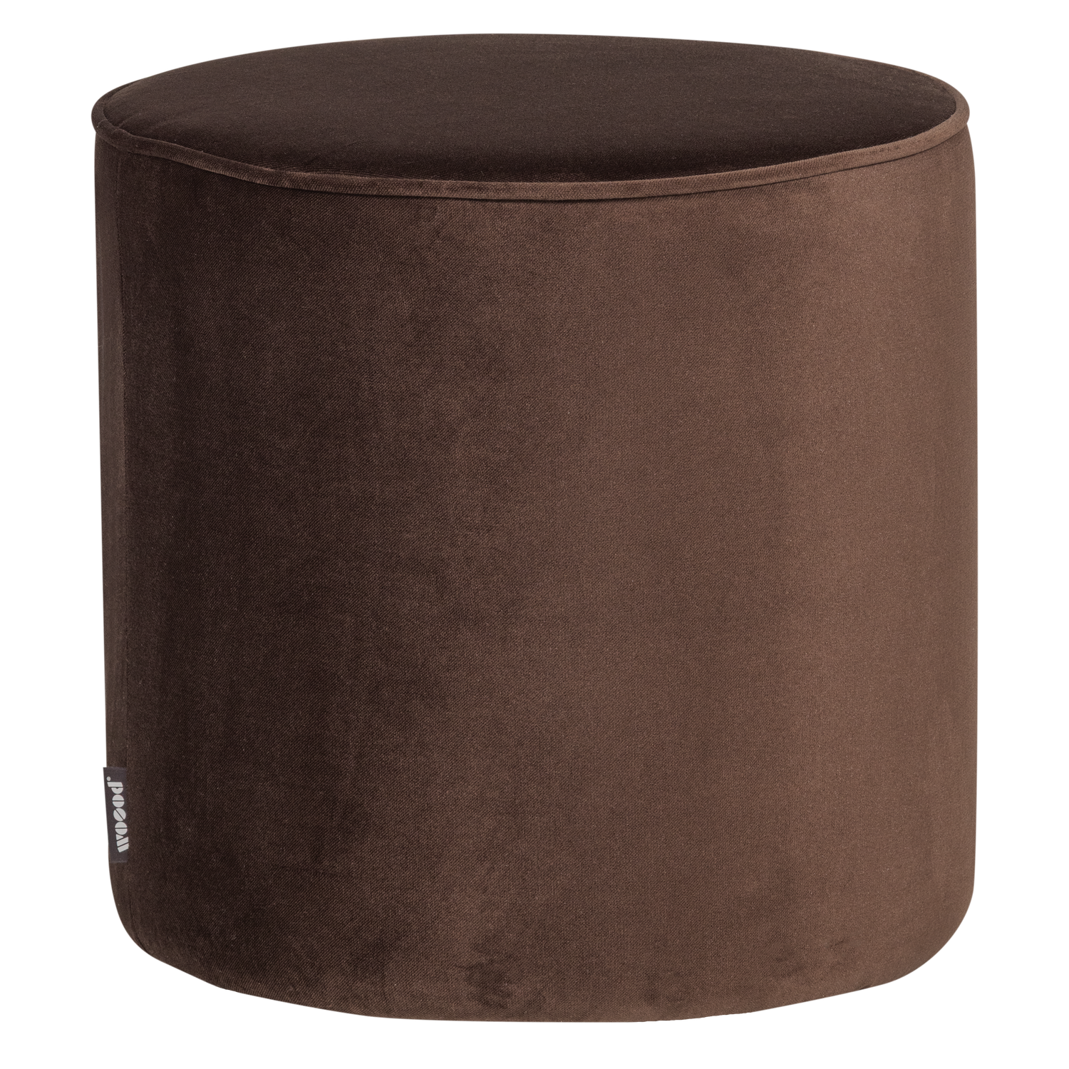 SARA HOCKER HOCH 46xO46 CM SAMT DUNKELBRAUN [fsc]