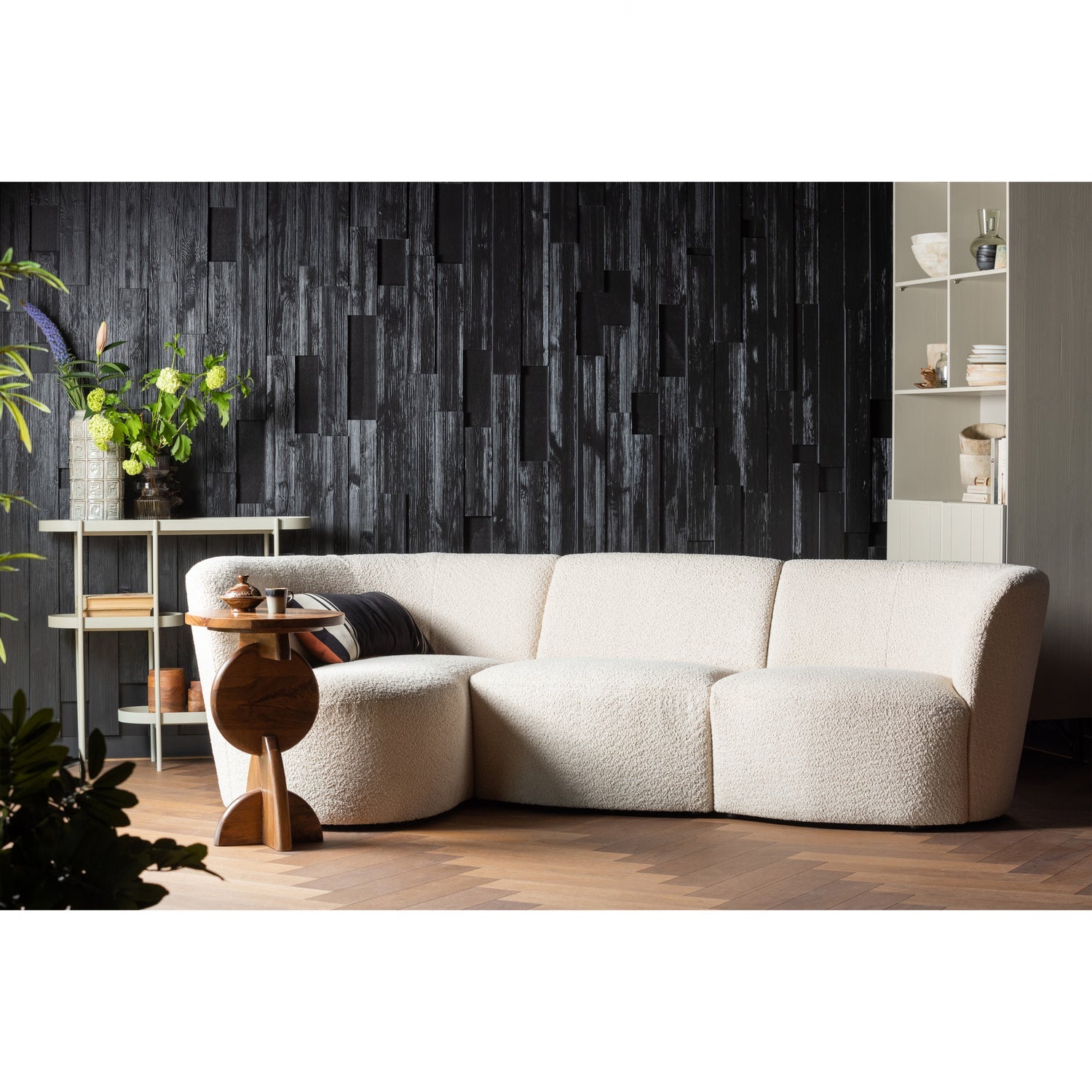 NOAN BEISTELLTISCH HOLZ/METALL ANTIK BEIGE