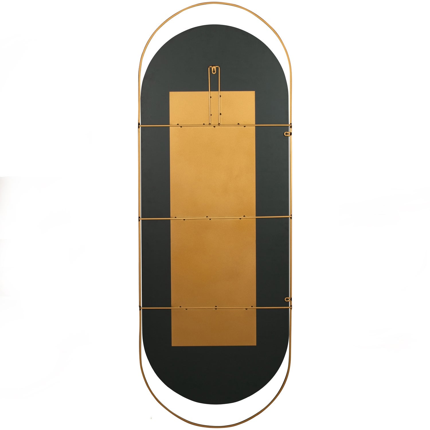 SANOU SPIEGEL OVAL XL ANTIK BRASS