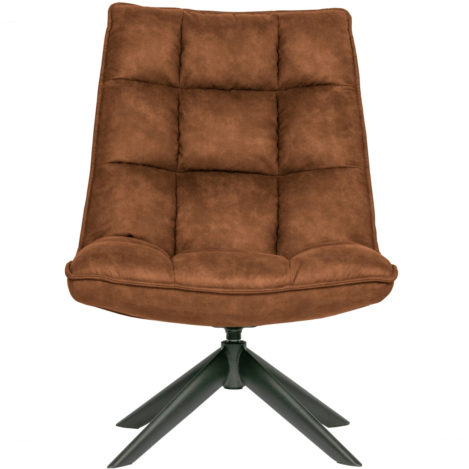 JOUKE DREHSESSEL KUNSTLEDER COGNAC