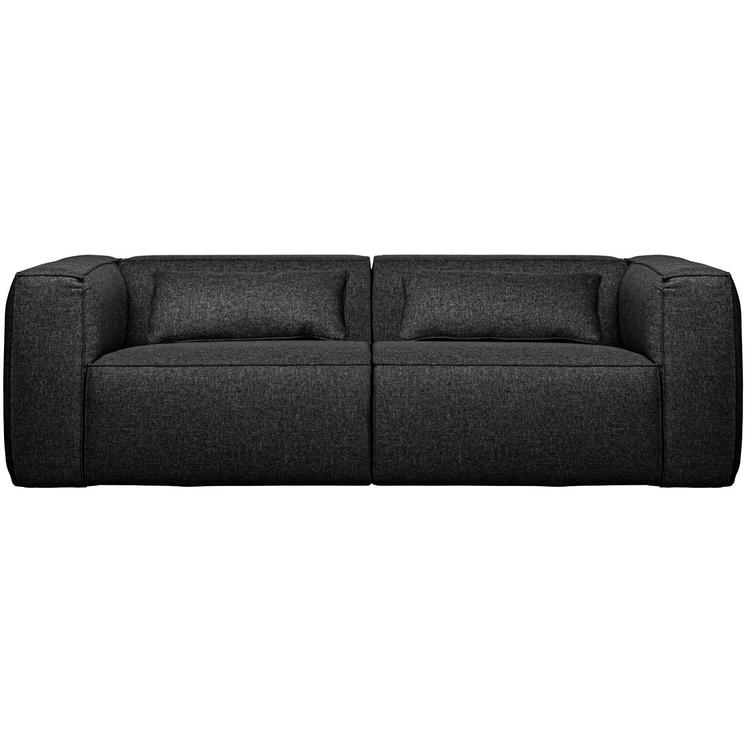 BEAN 3,5-SITZER SOFA ARMY INCL. KISSENS DARK GREY