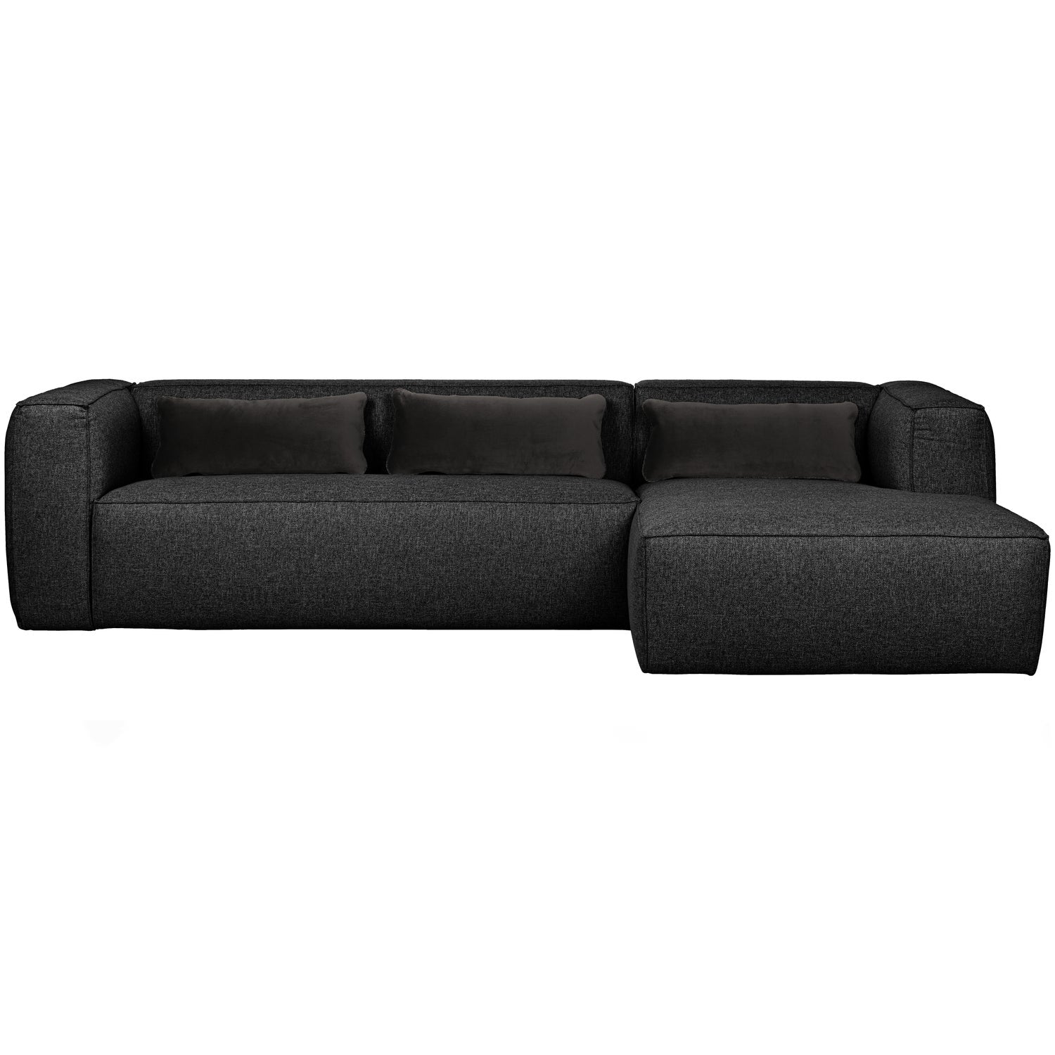 BEAN ECKCOUCH RECHTS INCL. KISSENS DARK GREY