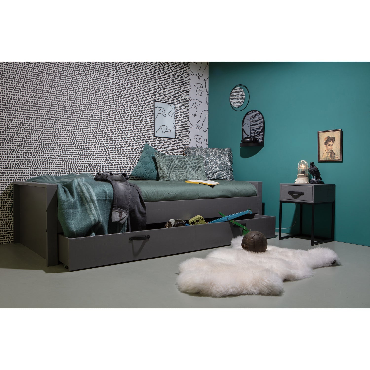 MORRIS NACHTTISCH KIEFER LEEM [fsc]