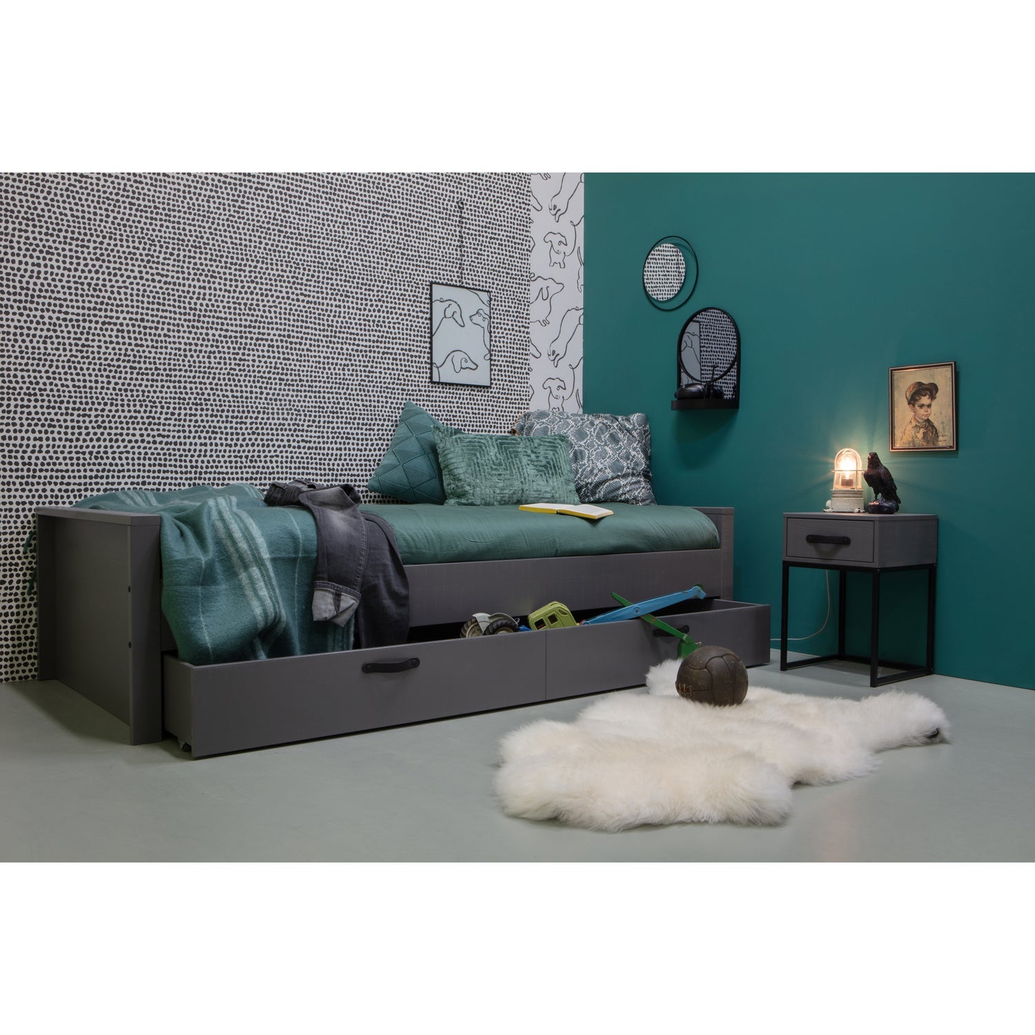 MORRIS NACHTTISCH KIEFER LEEM [fsc]