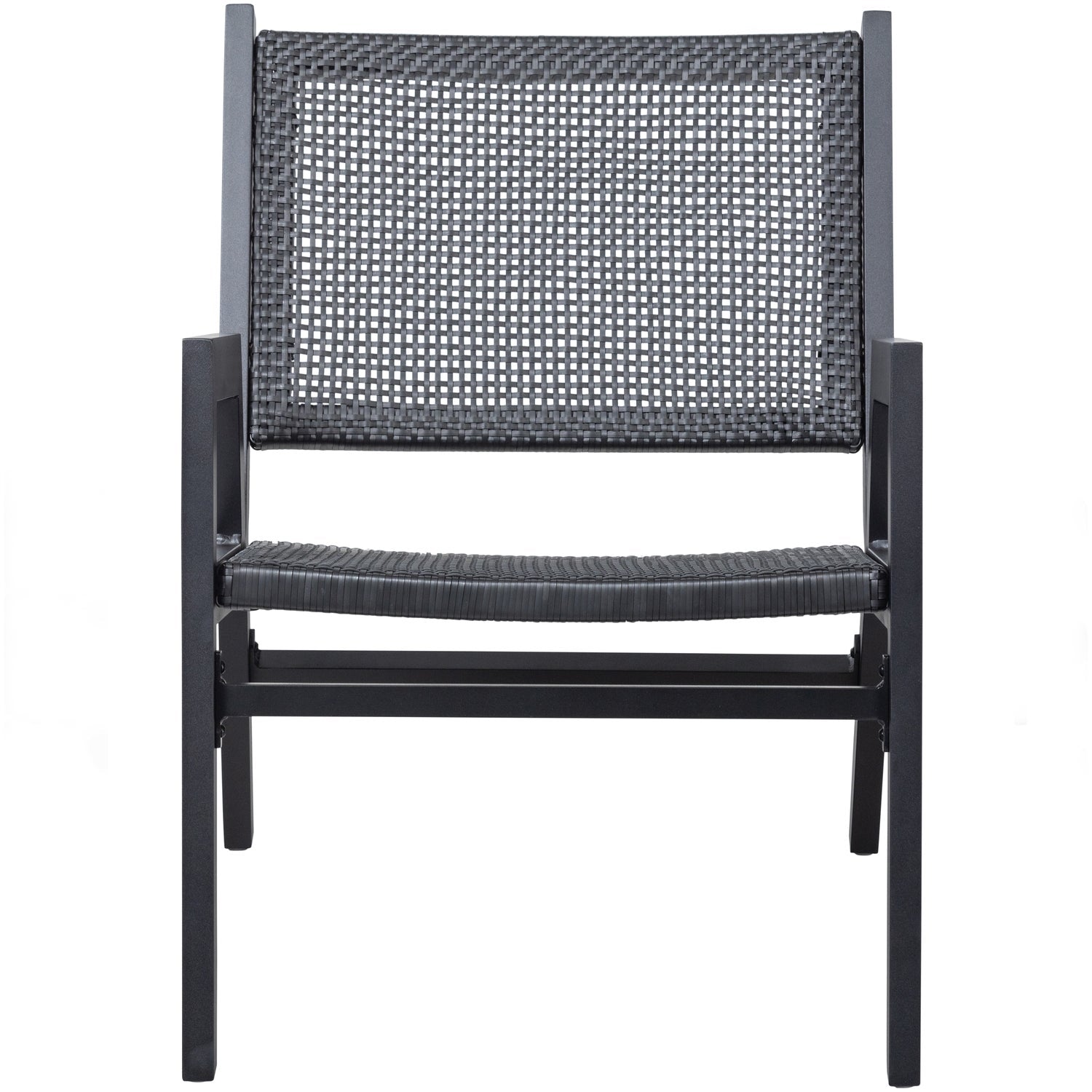 PEM GARTENSESSEL MIT ARMLEHNE ALUMINIUM SCHWARZ